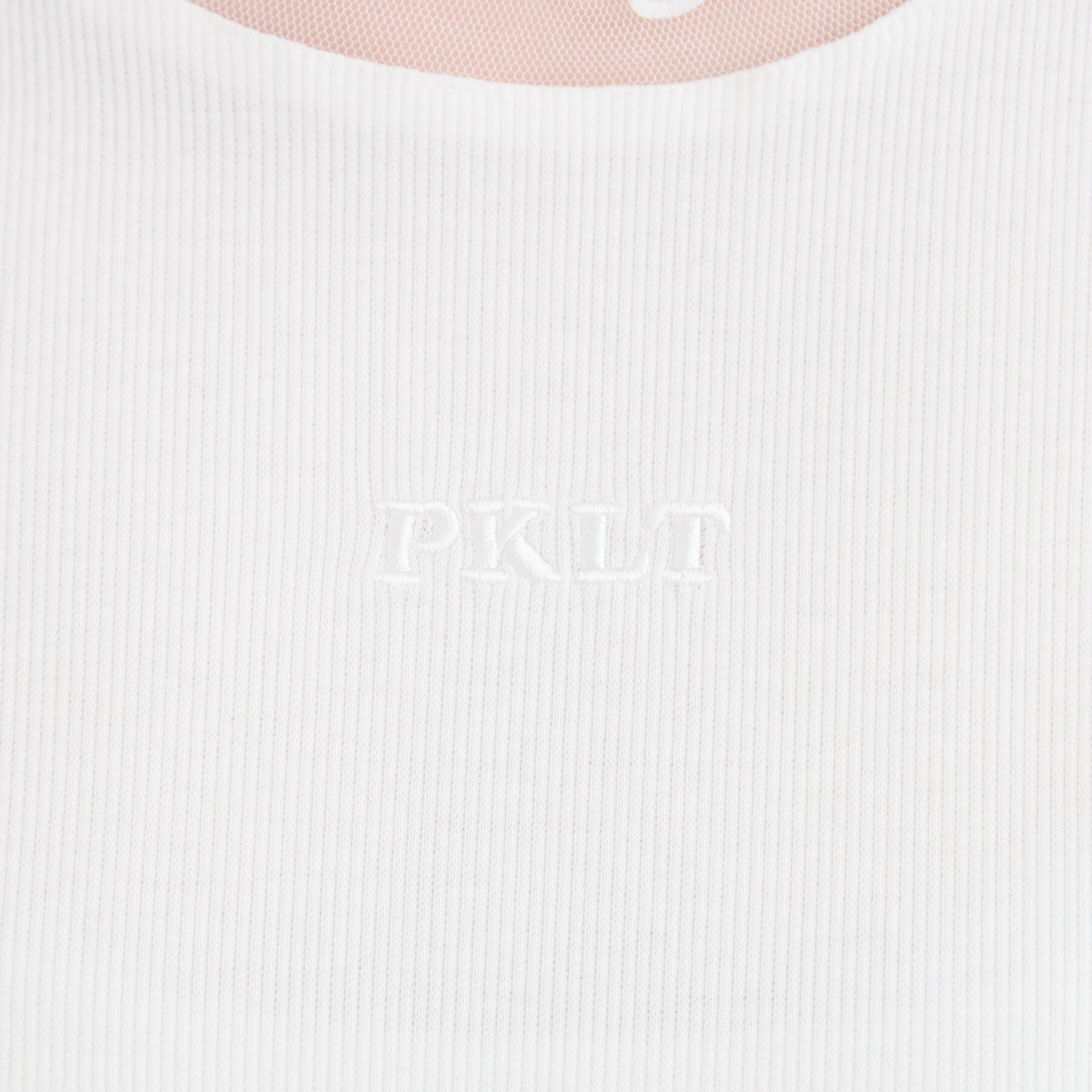 PINK-latte「シアーレイヤード風テレコトップス」|Tシャツ・カットソー|