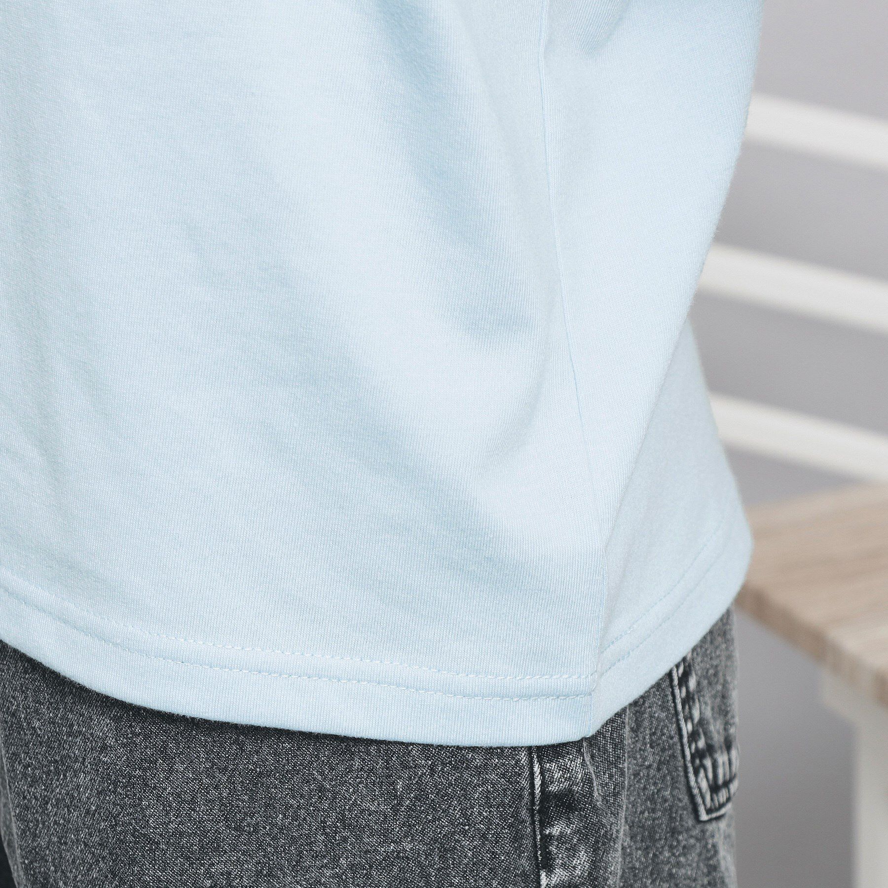 PINK-latte「オーロラプリントハートあきTシャツ」|Tシャツ・カットソー|