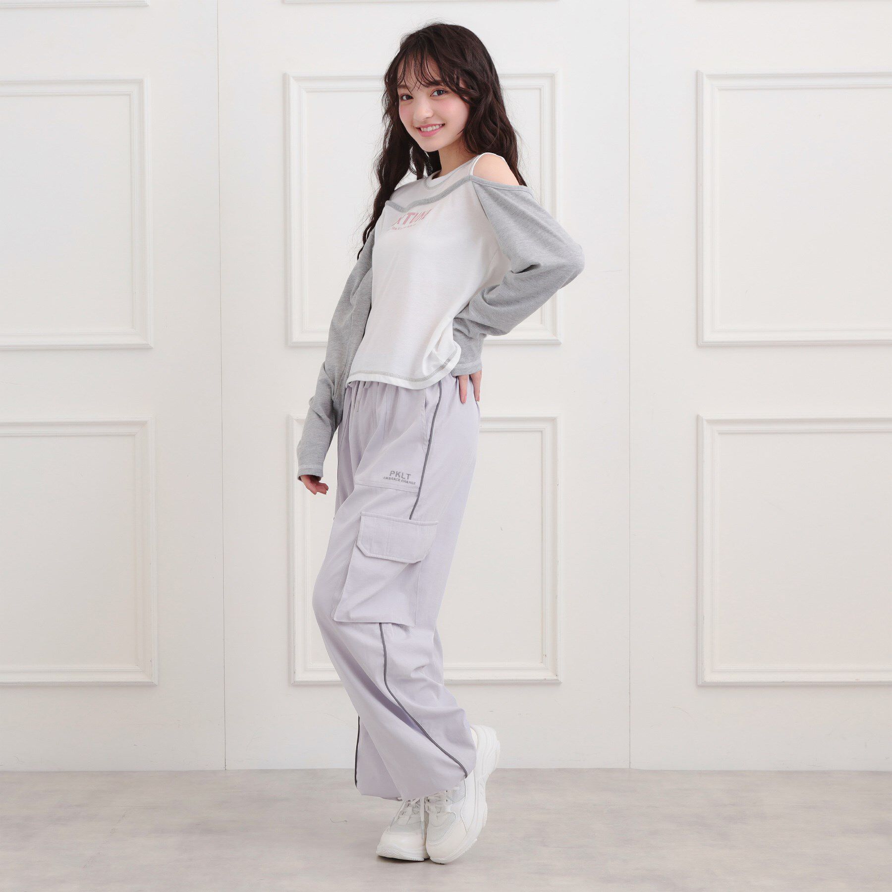 PINK-latte「ベーシックパイピングカーゴパンツ」|その他|