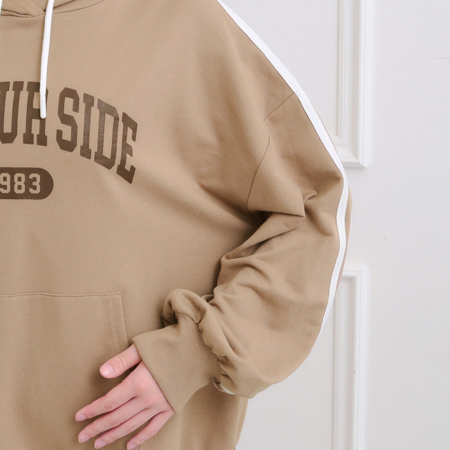 PINK-latte「袖ラインパーカ＋ショートパンツセット」|その他|