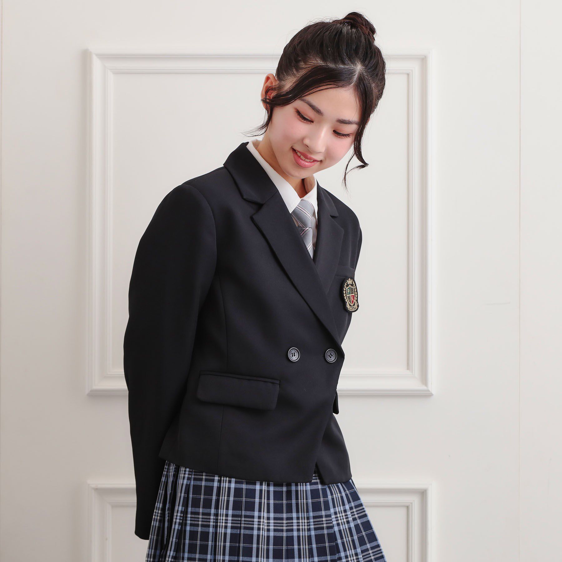 PINK-latte「【2026年入卒・セレモニー・卒服】クロップドダブルジャケット」|その他|