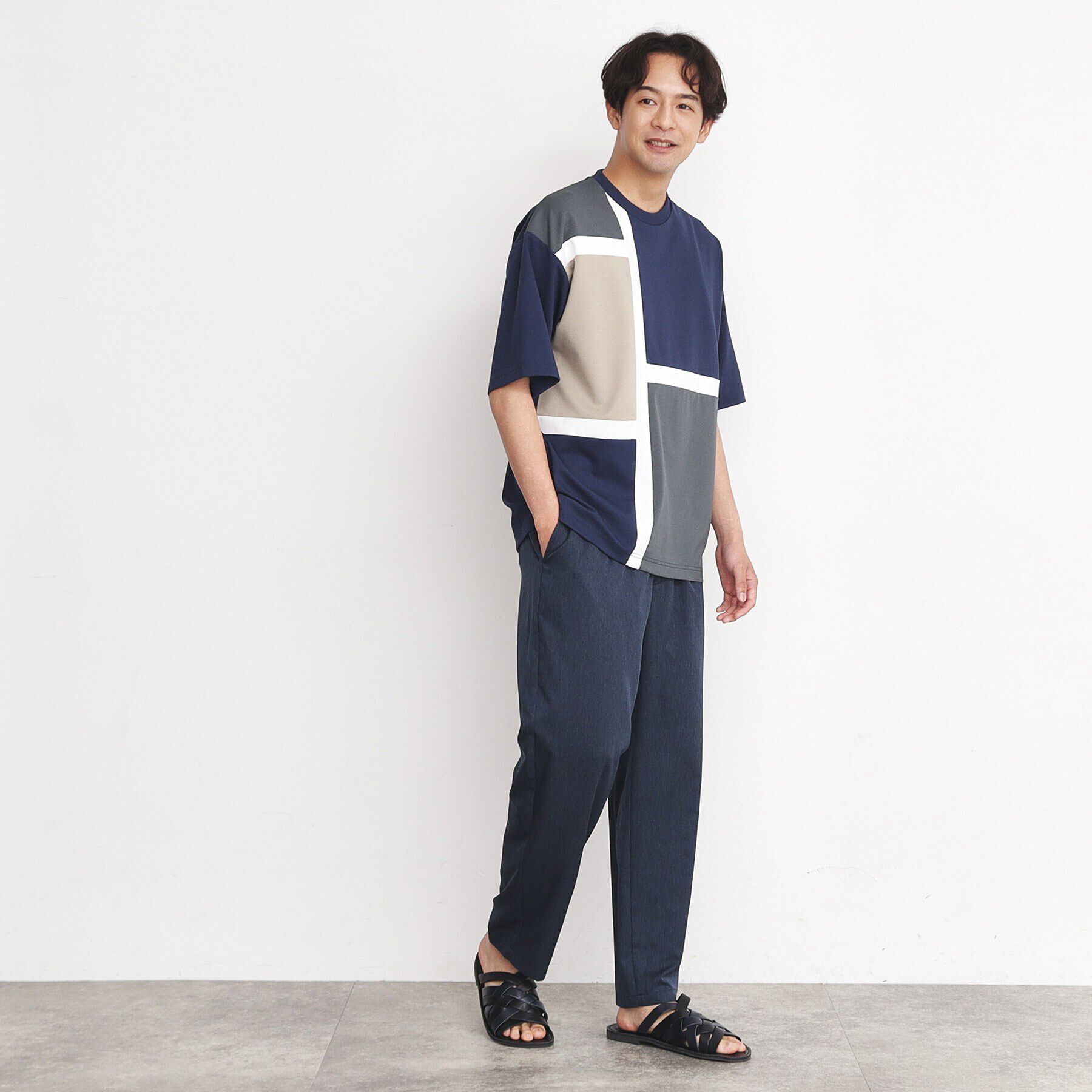 THE SHOP TK「アートフレームパターンTシャツ」|Tシャツ・カットソー|