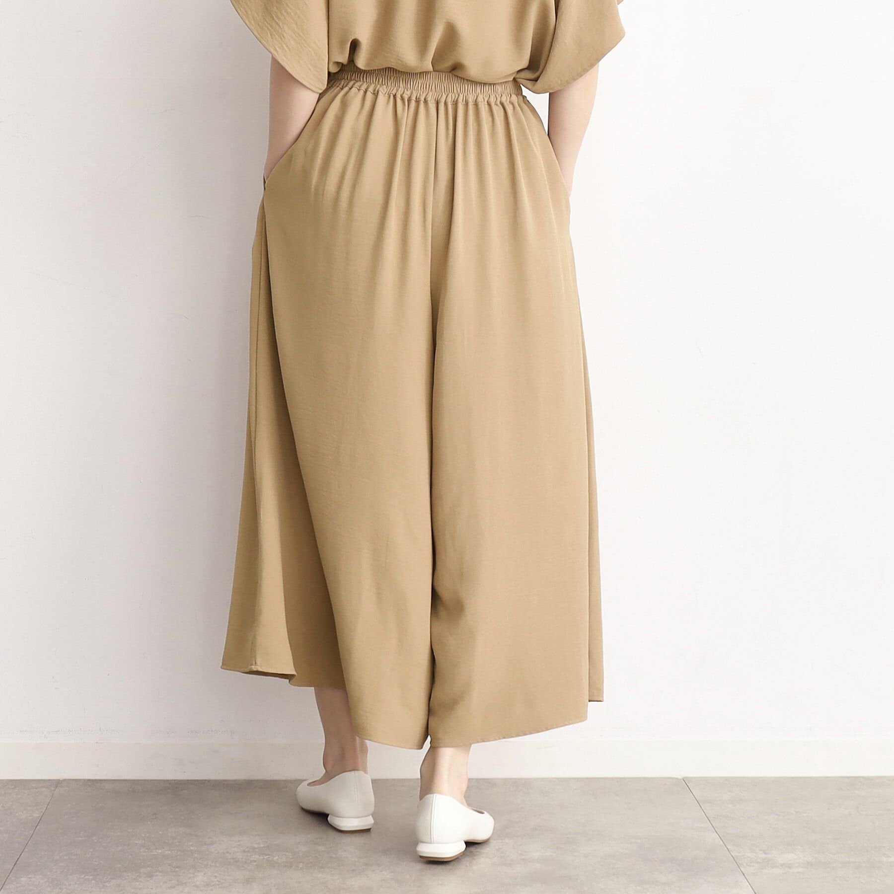 THE SHOP TK「【涼しい！/シワになりにくい/吸水速乾/洗える】フレアスカートパンツ」|その他|