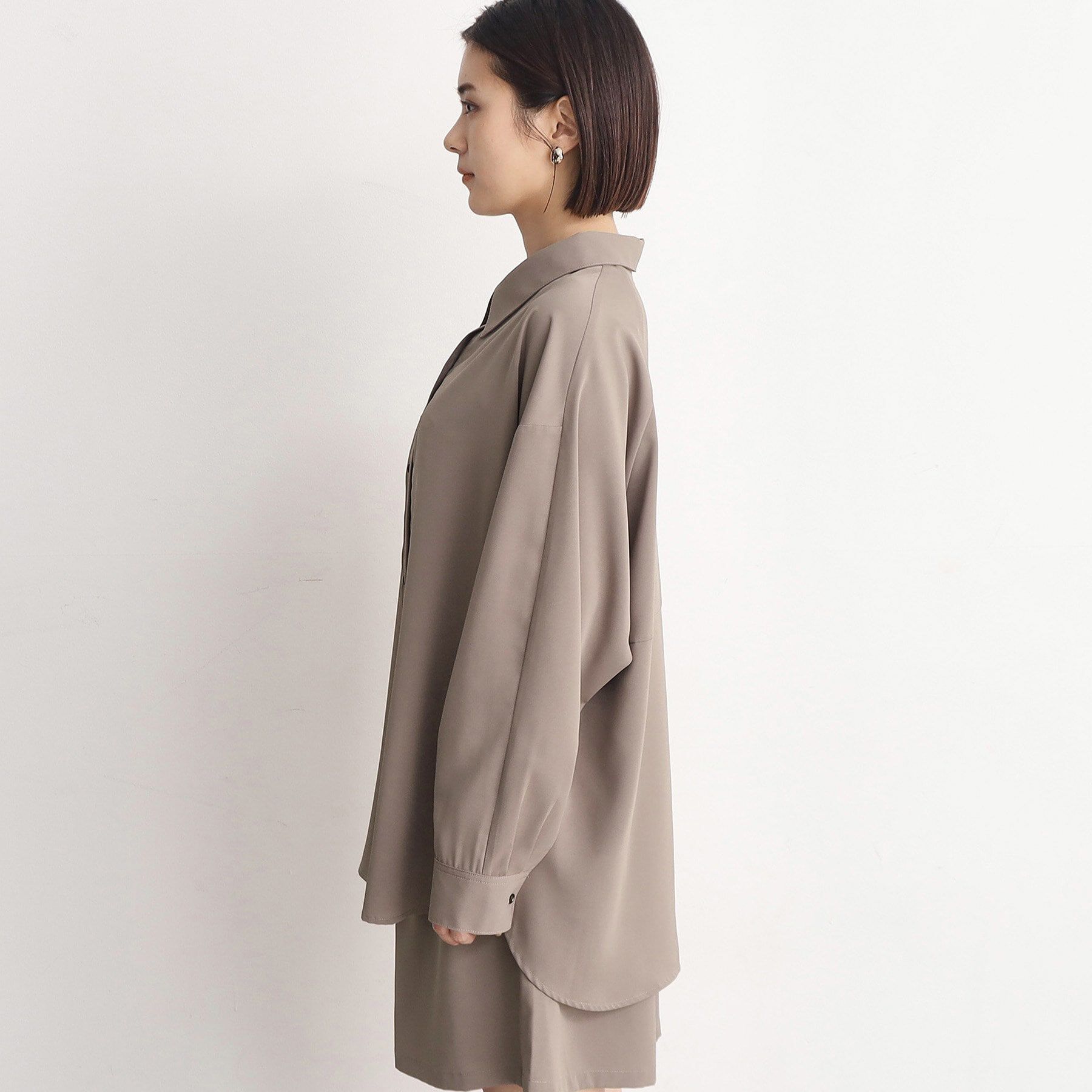 THE SHOP TK「【ラッシュガード/接触冷感/撥水/UVケア/洗える】MIZUGIWA_ラッシュガードシャツ」|シャツ・ブラウス|