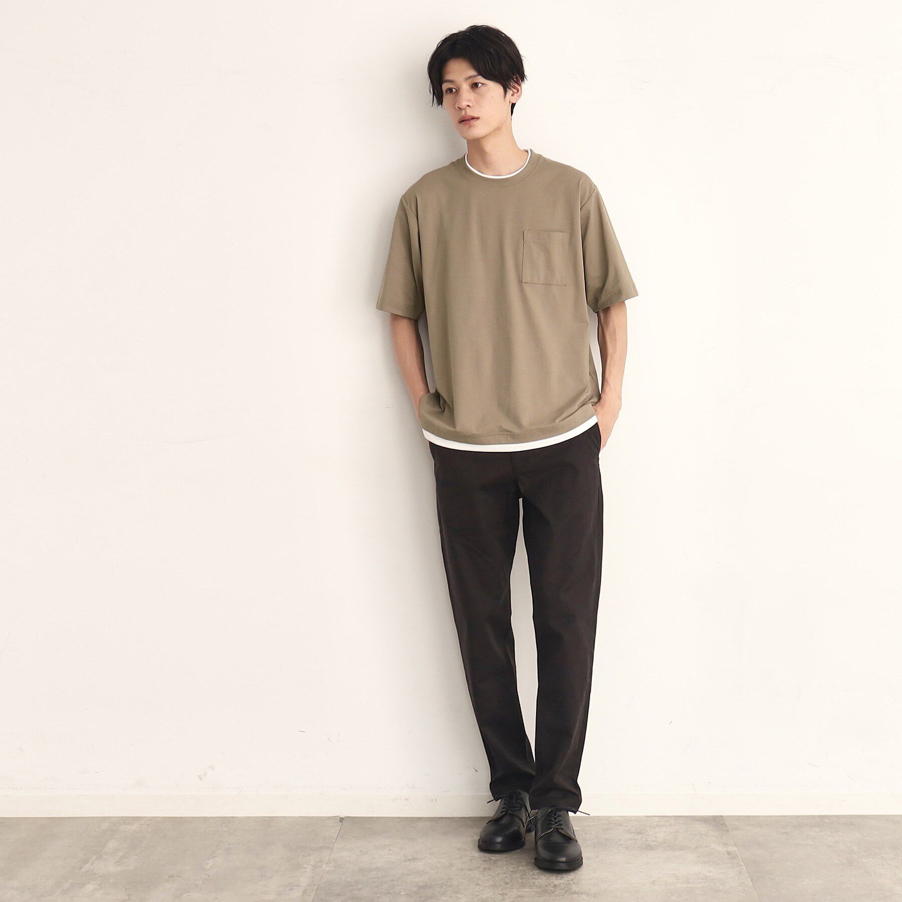 THE SHOP TK「【接触冷感／吸水速乾／UVカット／防シワ 】LIGHT PERFECTEE／ライトパーフェクティー」|Tシャツ・カットソー|