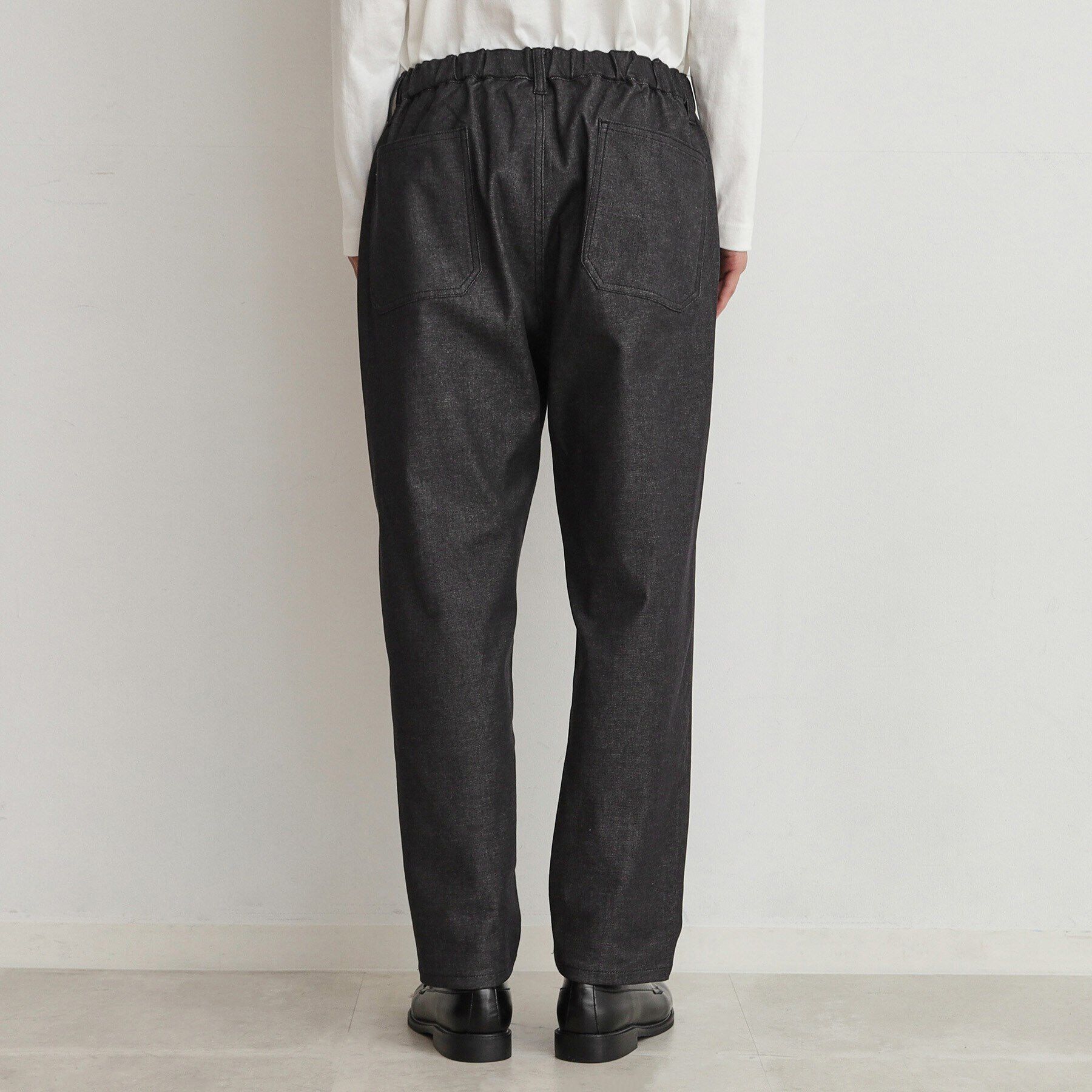 THE SHOP TK「エバーデニムワイドパンツ　セットアップ可／色落ちしにくい」|デニム|