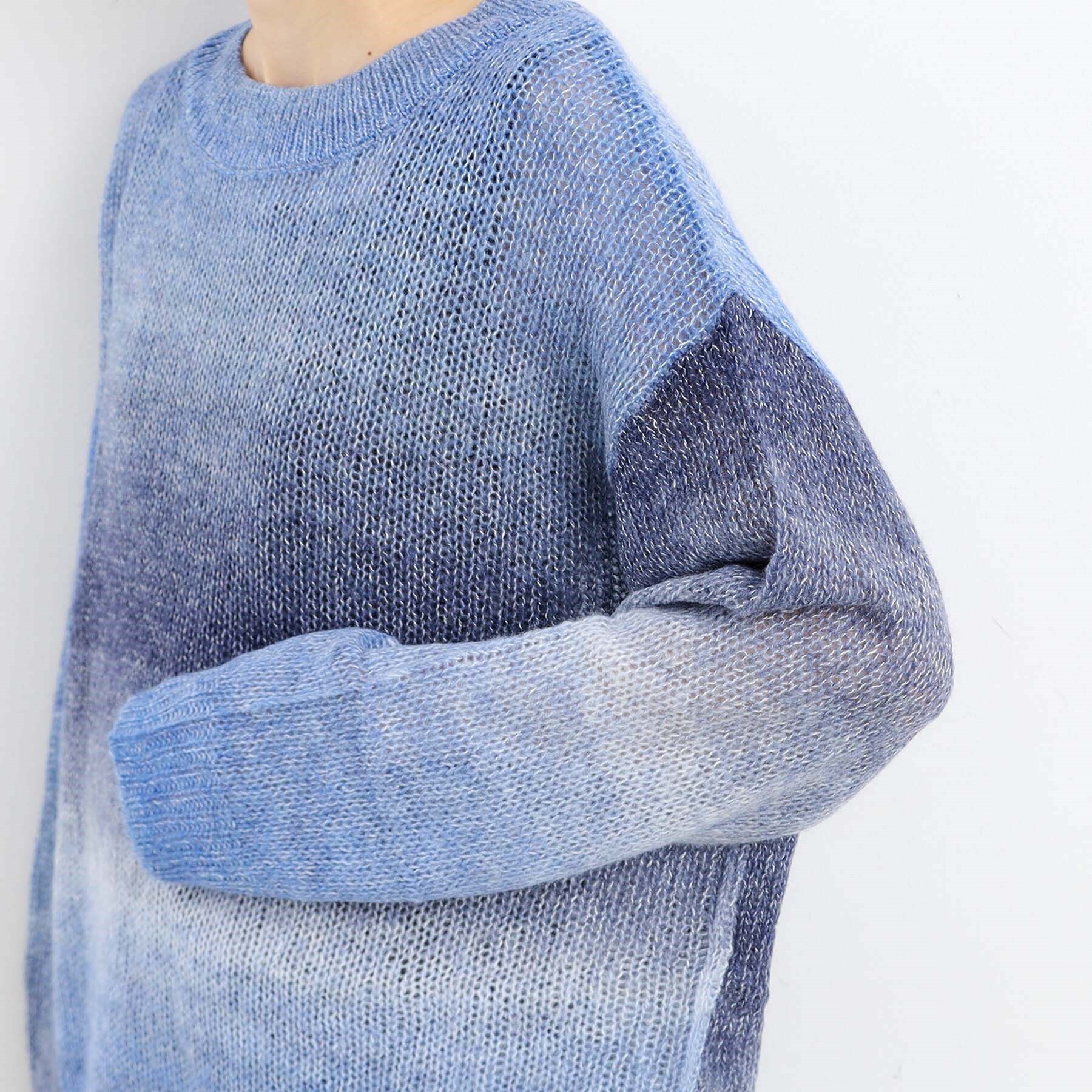 THE SHOP TK「【ヒルナンデス！で紹介】グラデーションシアーニット」|ニット・セーター|