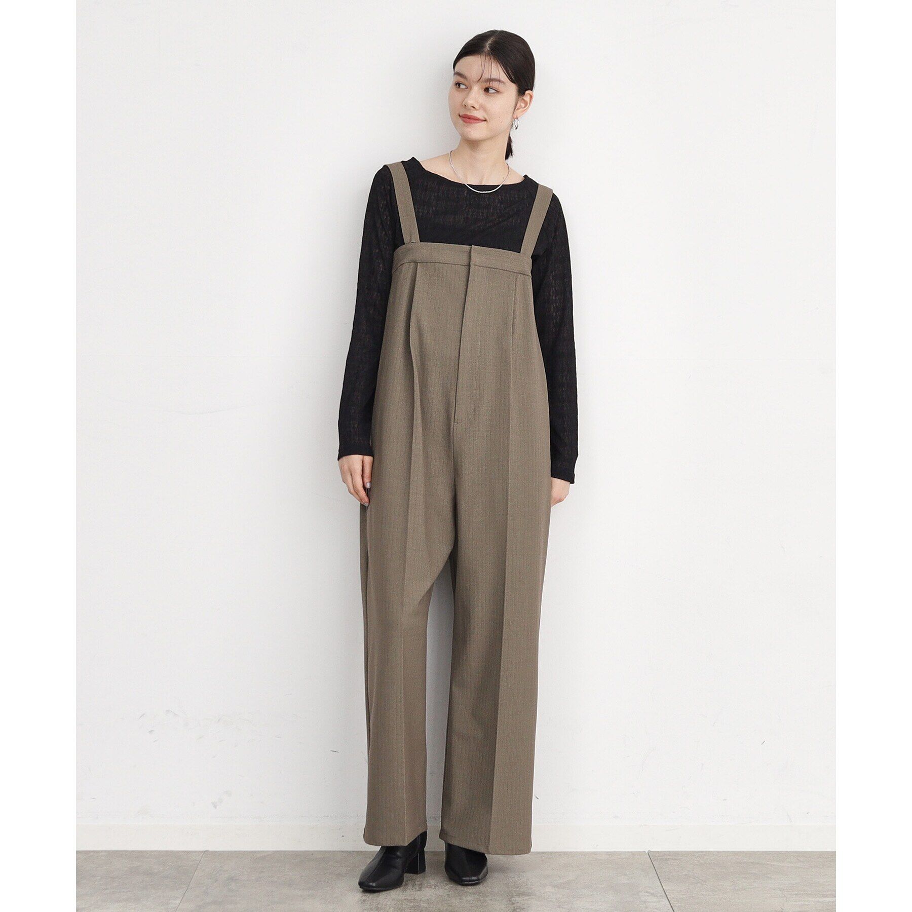 THE SHOP TK「【上品な透け感】ウェーブプルオーバー/洗濯機OK」|Tシャツ・カットソー|