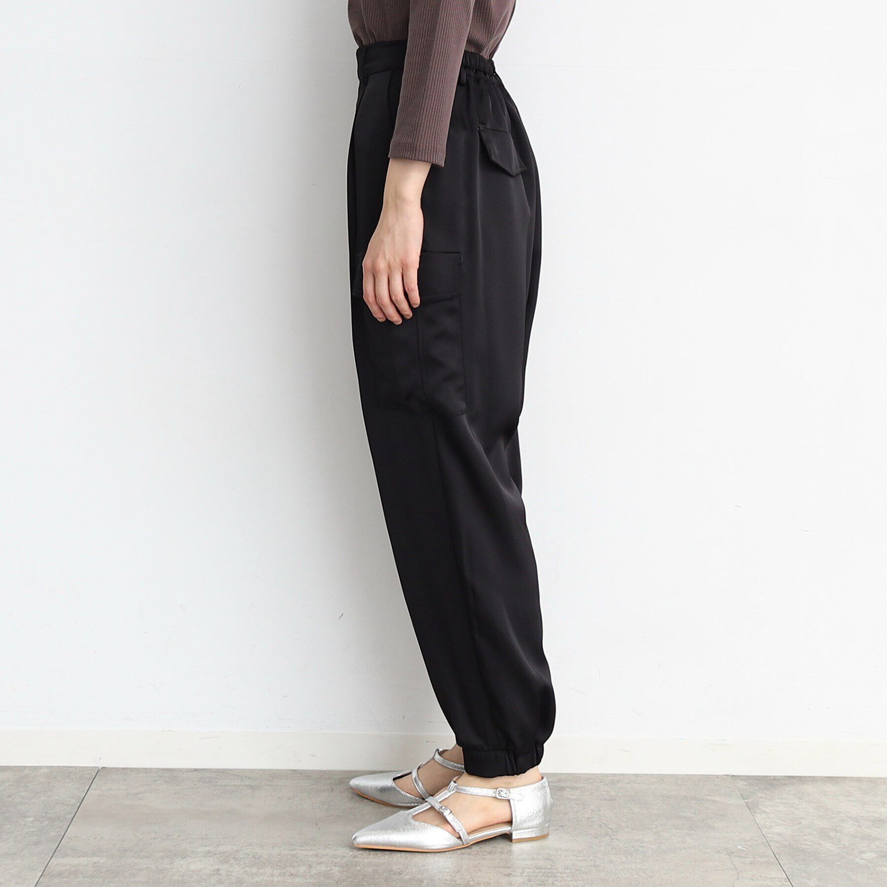 THE SHOP TK「サテンカーゴパンツ」|その他|