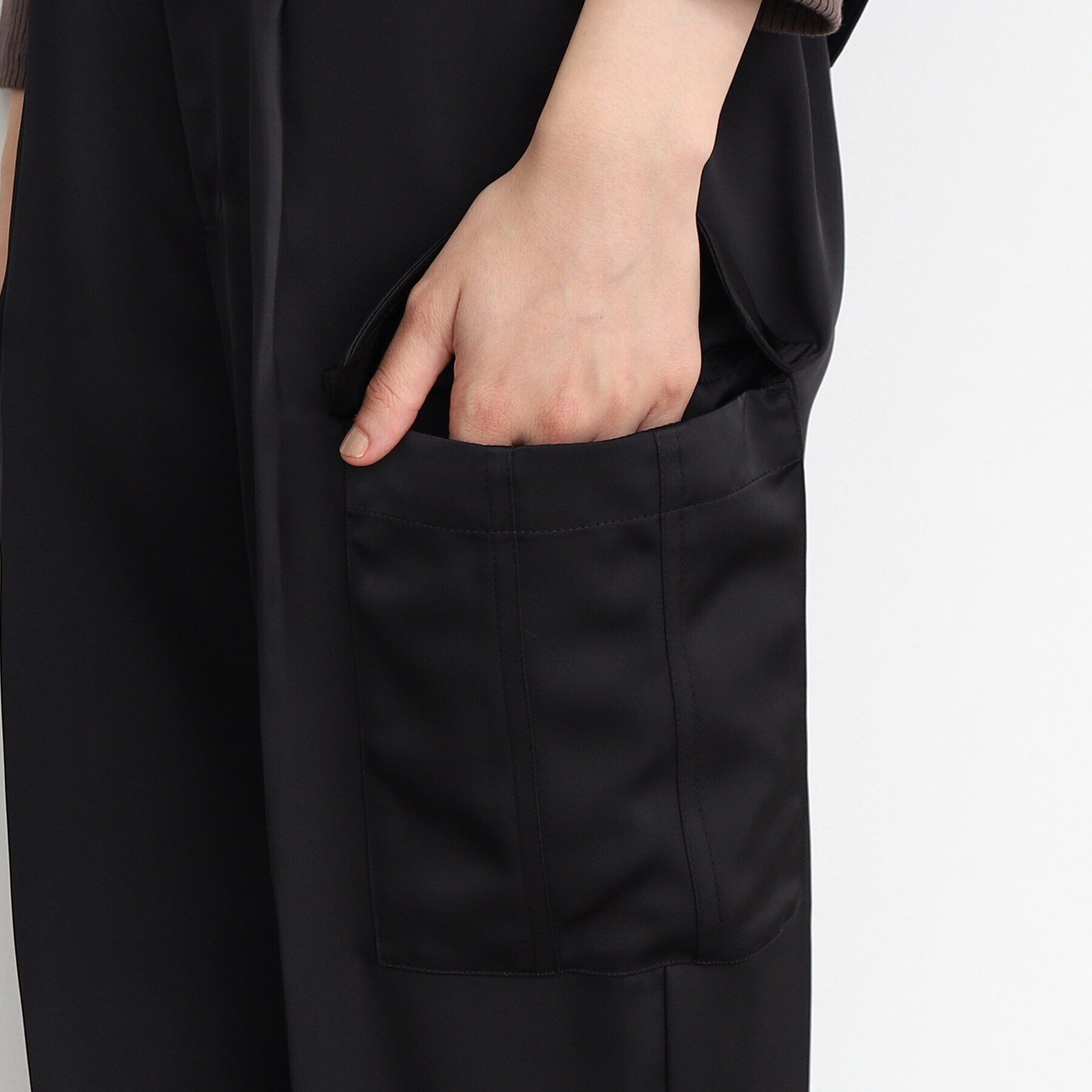 THE SHOP TK「サテンカーゴパンツ」|その他|