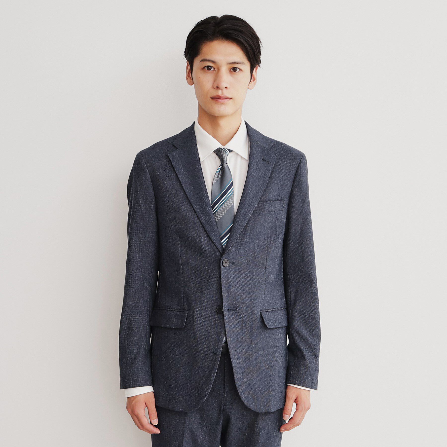 THE SHOP TK「サーモウォーカーツイルジャケット【セットアップ可/ビジネス対応/ストレッチ素材/保温性〇】」|テーラードジャケット|