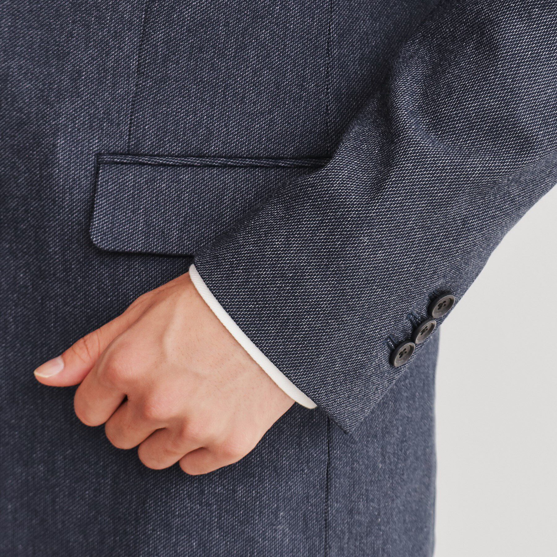 THE SHOP TK「サーモウォーカーツイルジャケット【セットアップ可/ビジネス対応/ストレッチ素材/保温性〇】」|テーラードジャケット|