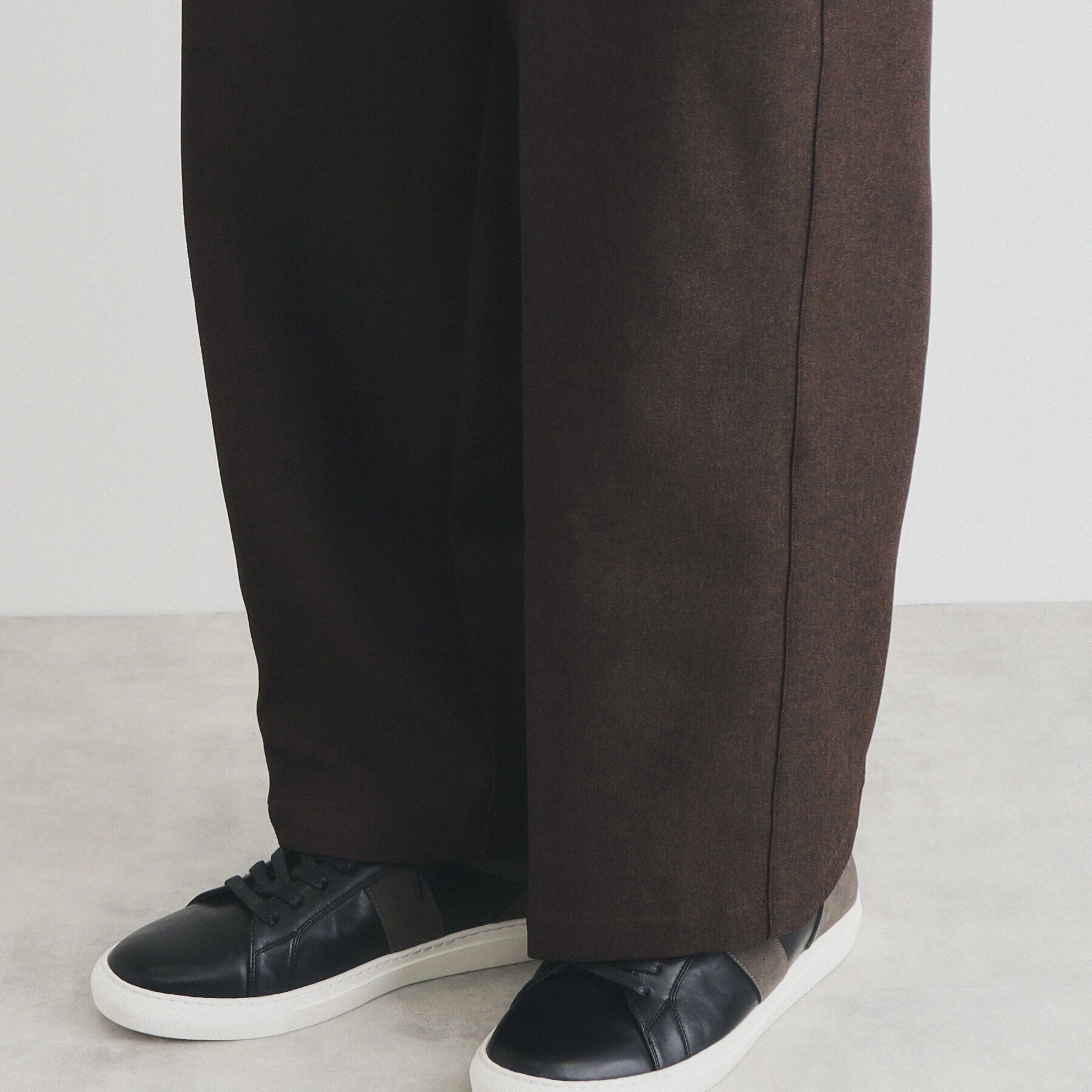 THE SHOP TK「ツータックワイドストレートスラックス ツイル／デニム」|その他|