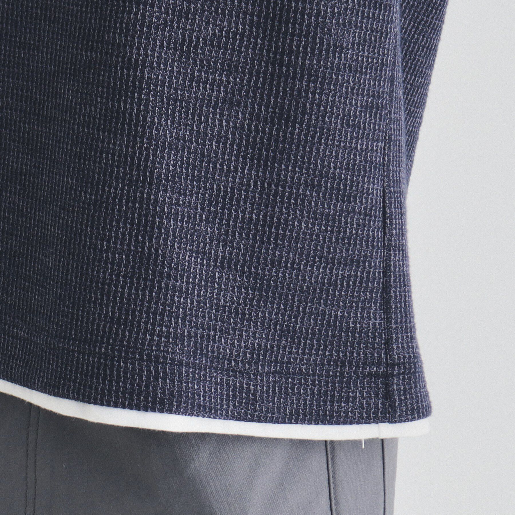 THE SHOP TK「スラブワッフルフェイクレイヤード長袖Tシャツ」|Tシャツ・カットソー|