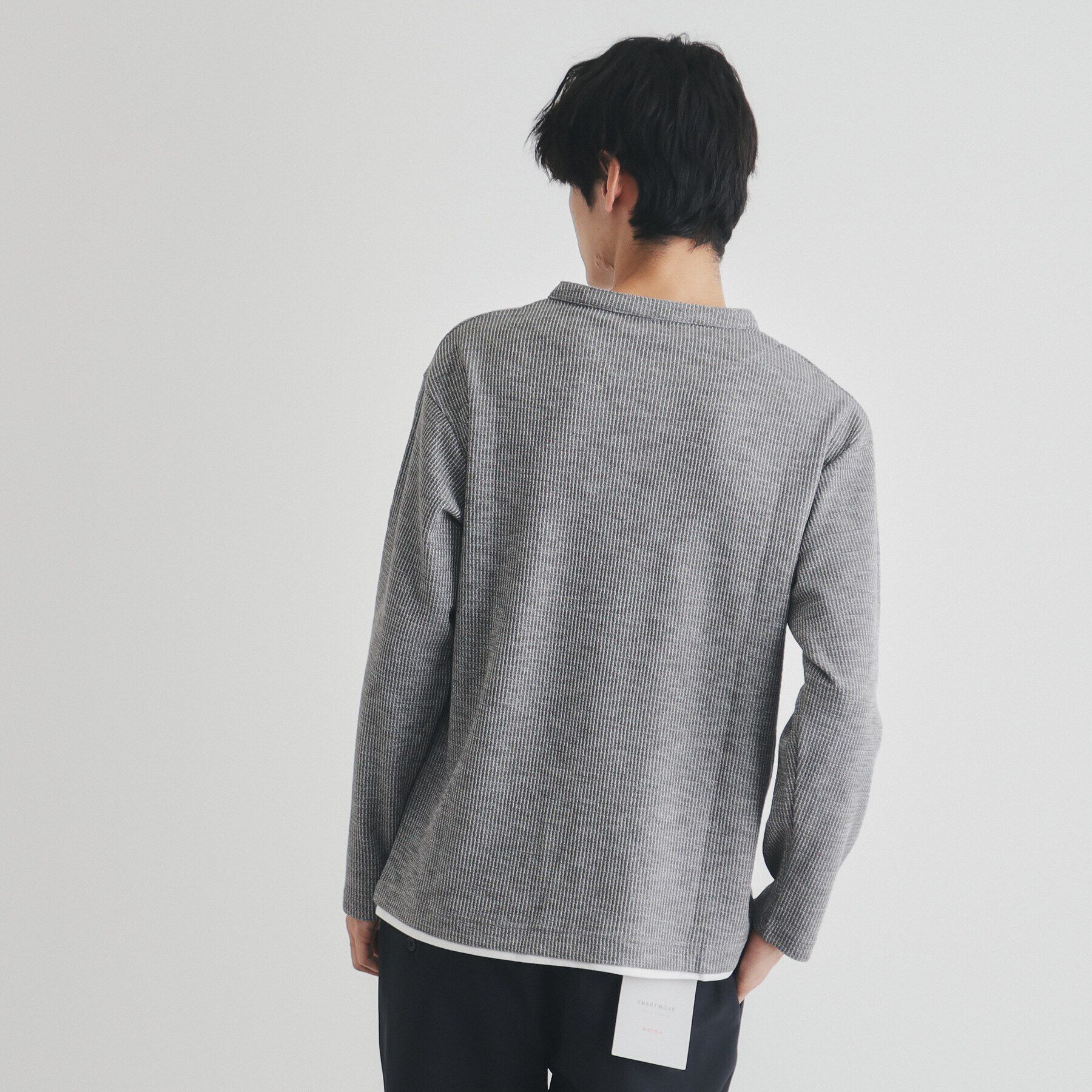 THE SHOP TK「スラブワッフルフェイクレイヤード長袖Tシャツ」|Tシャツ・カットソー|