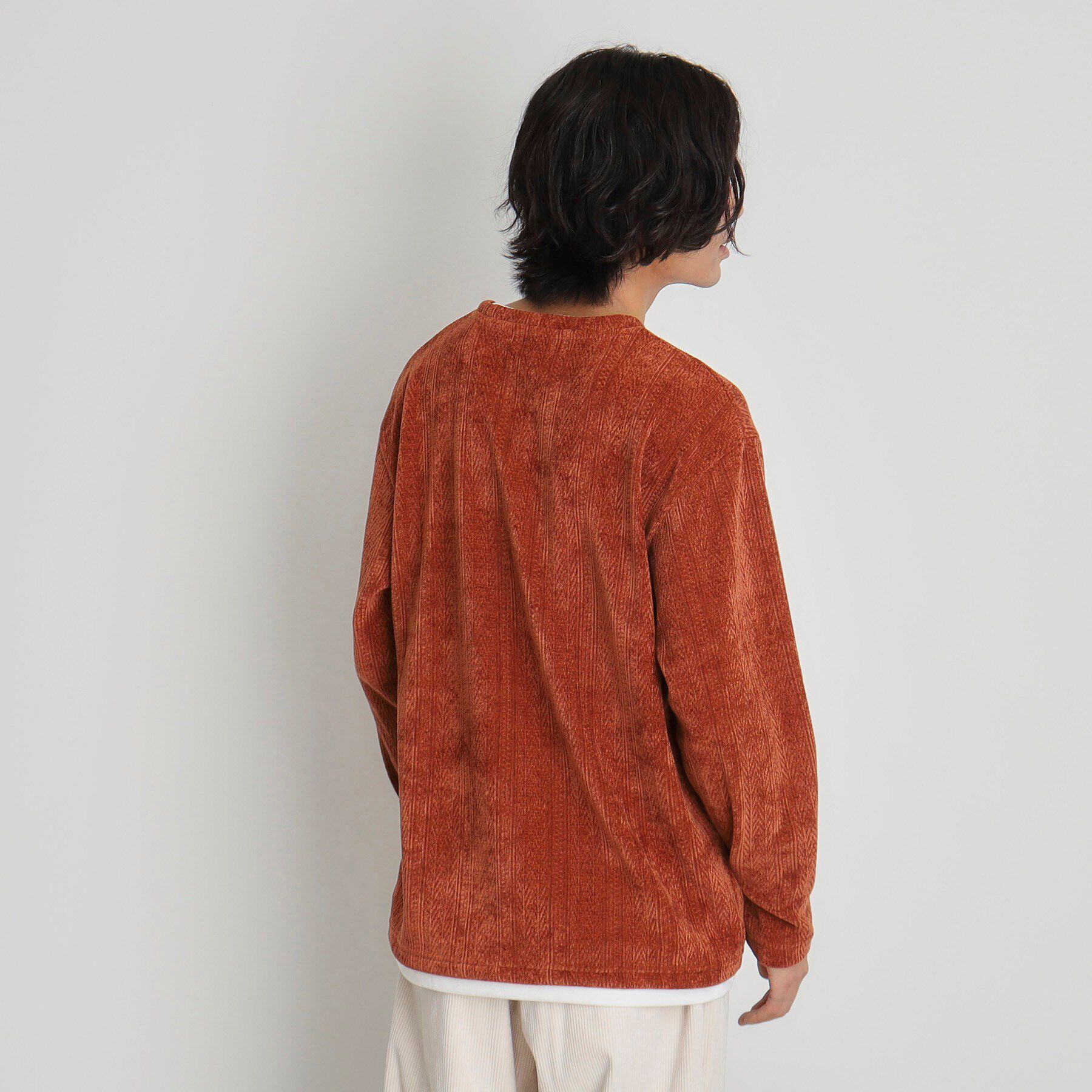 THE SHOP TK「シェニールケーブルプルオーバー」|Tシャツ・カットソー|