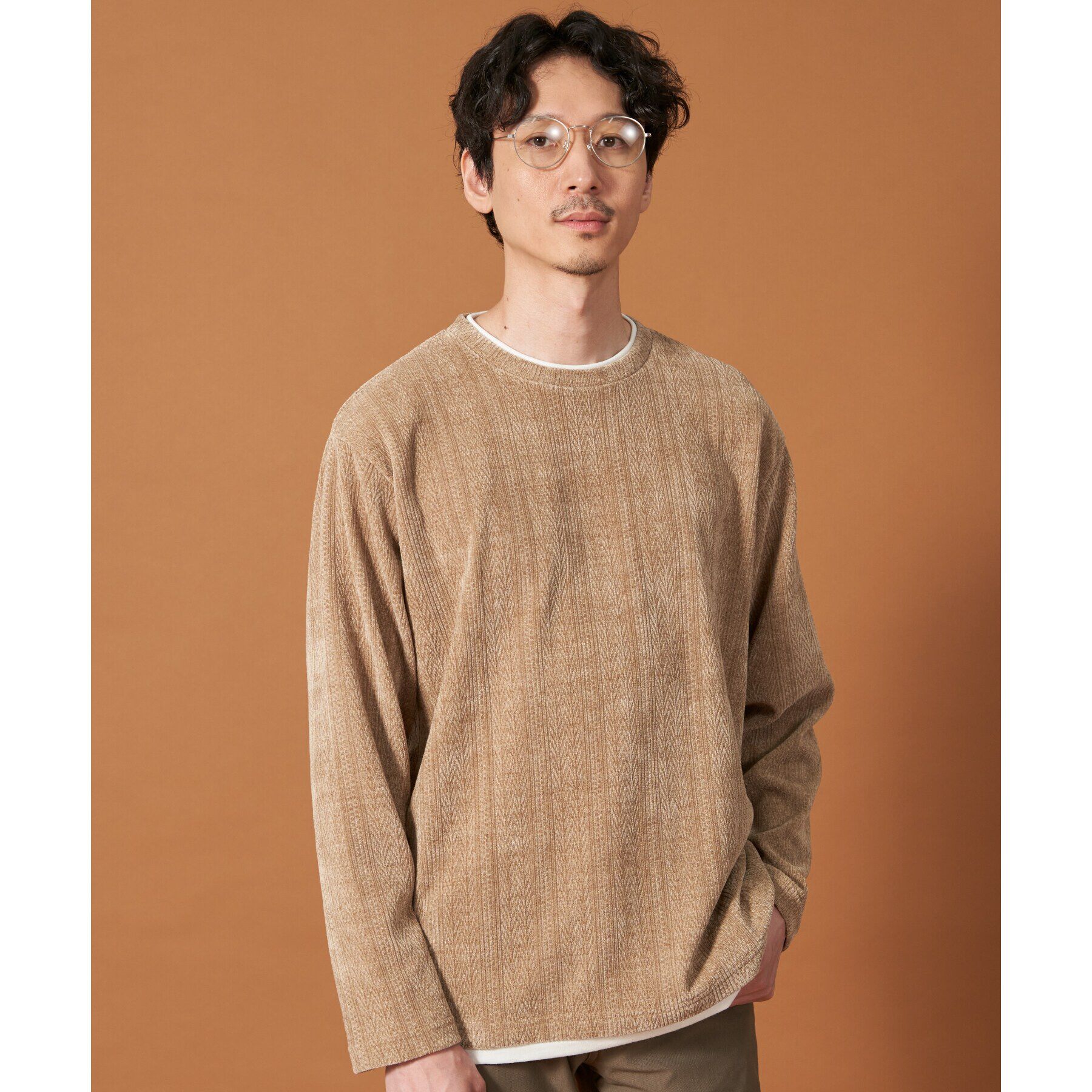 THE SHOP TK「シェニールケーブルプルオーバー」|Tシャツ・カットソー|