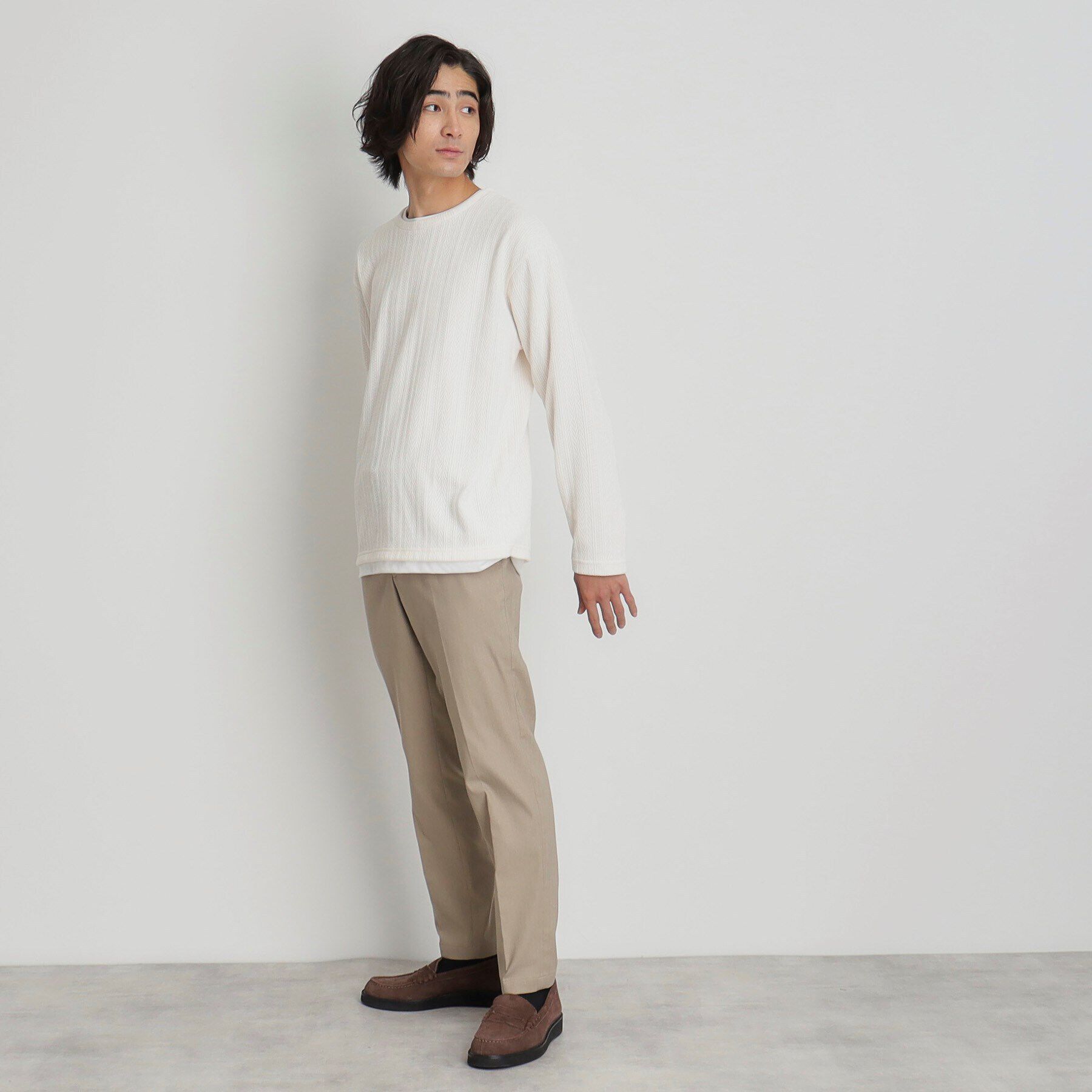 THE SHOP TK「シェニールケーブルプルオーバー」|Tシャツ・カットソー|