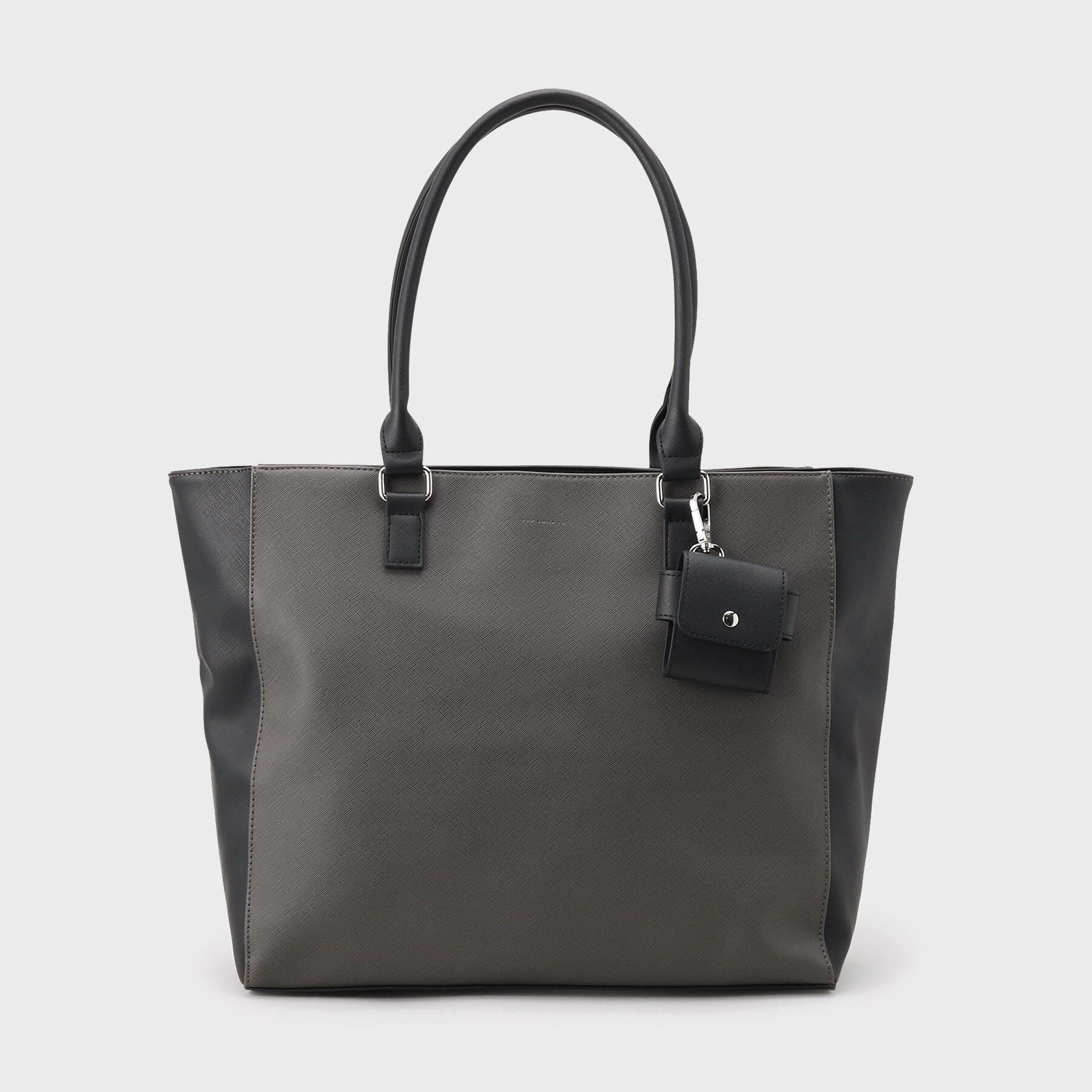 THE SHOP TK「【A4サイズ／ビジネスでも使える】合皮トートバッグ イヤホンケース付き」|トートバッグ|