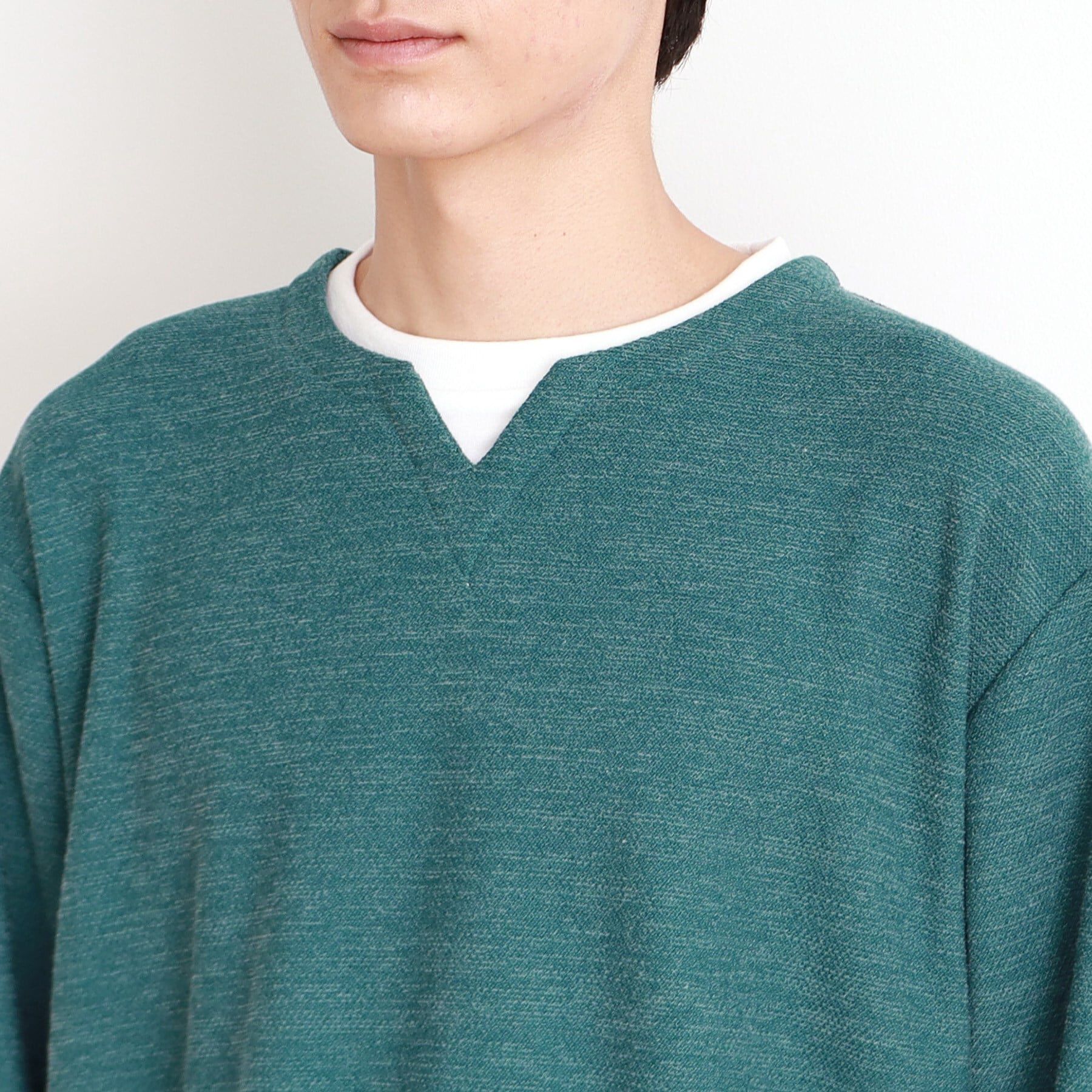 THE SHOP TK「モスフリースキーネックプルオーバー」|Tシャツ・カットソー|