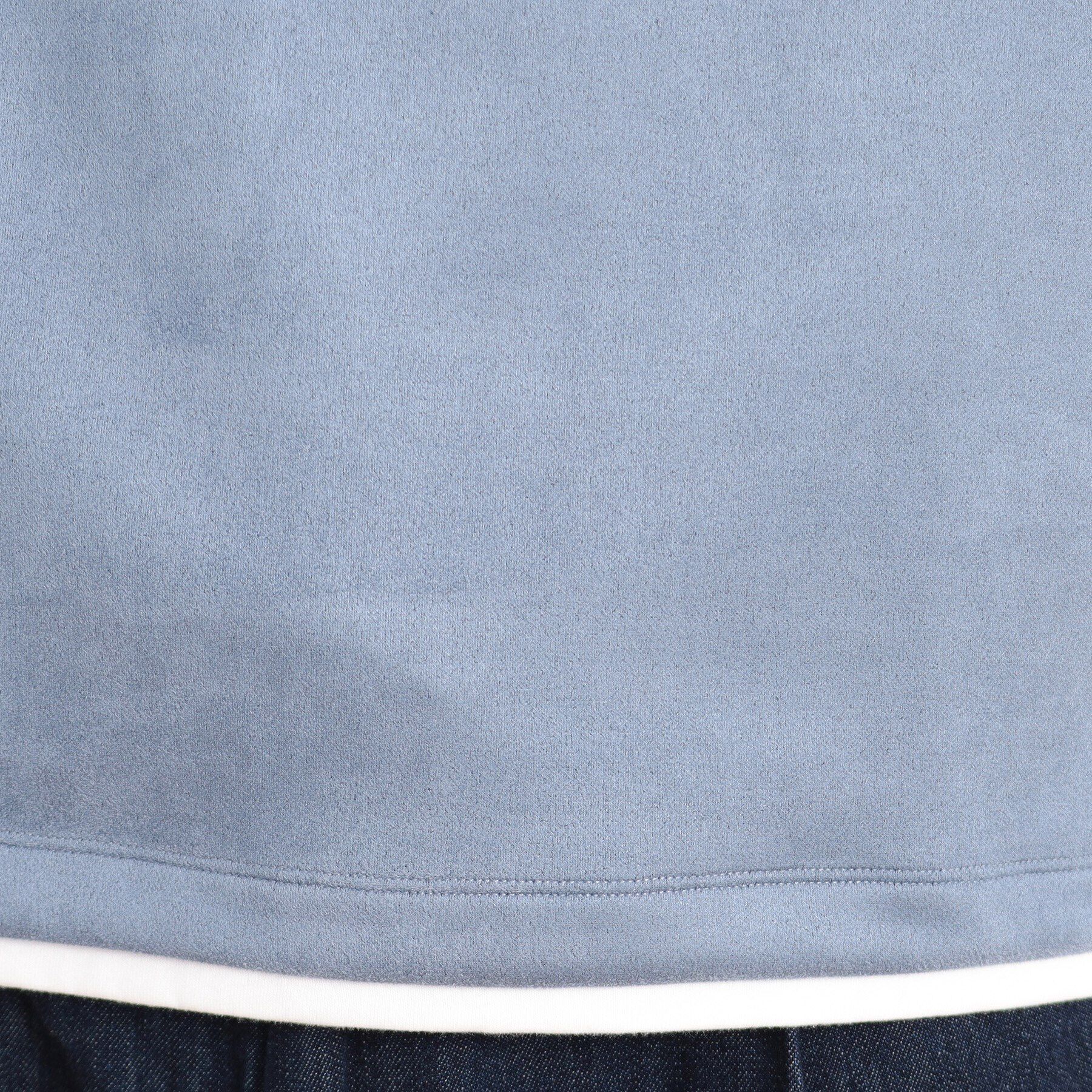 THE SHOP TK「スウェードタッチフェイクレイヤードプルオーバー」|Tシャツ・カットソー|