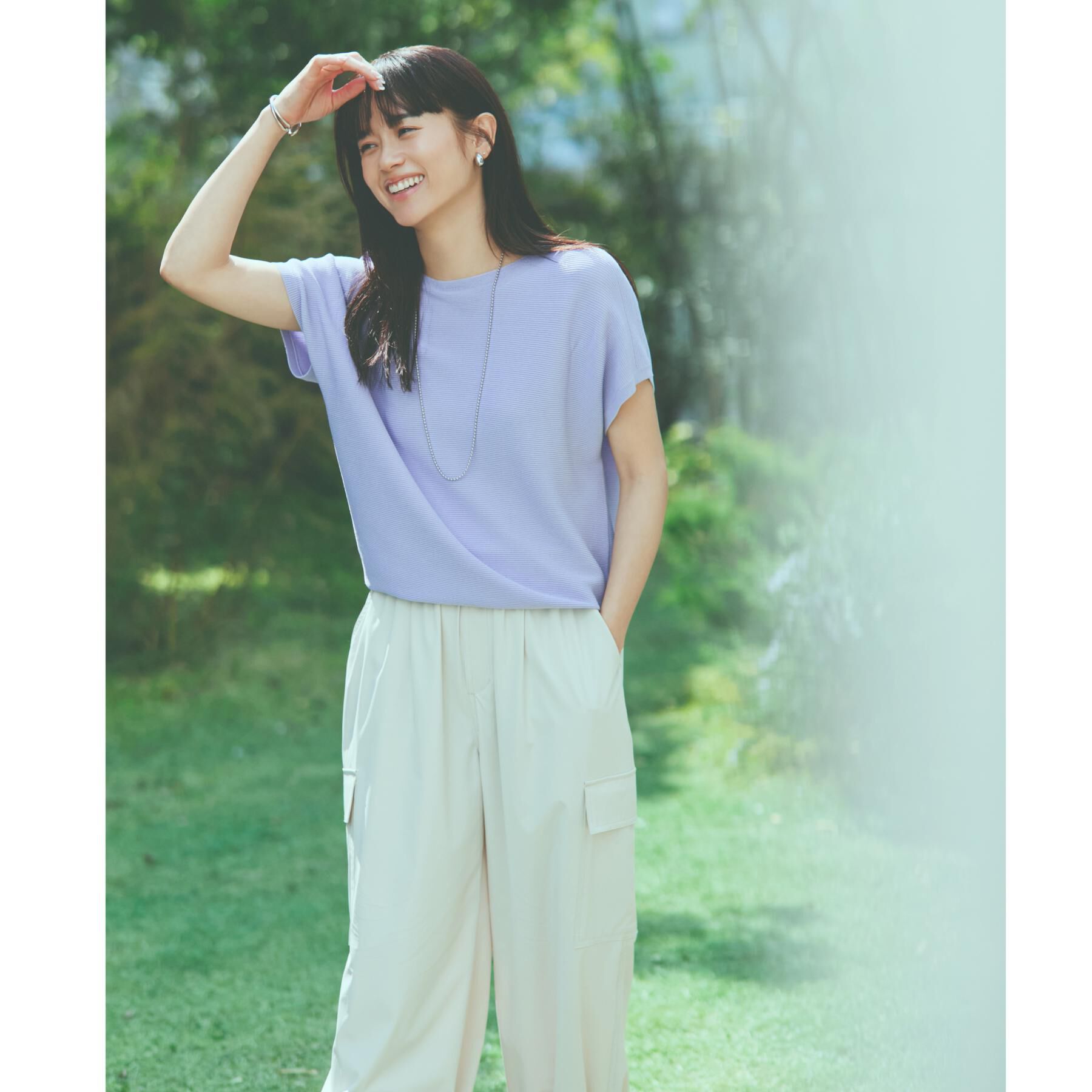 THE SHOP TK「美人フレンチニット【8色展開/WEB限定カラー/洗濯機OK/毛玉になりにくい】」|ニット・セーター|