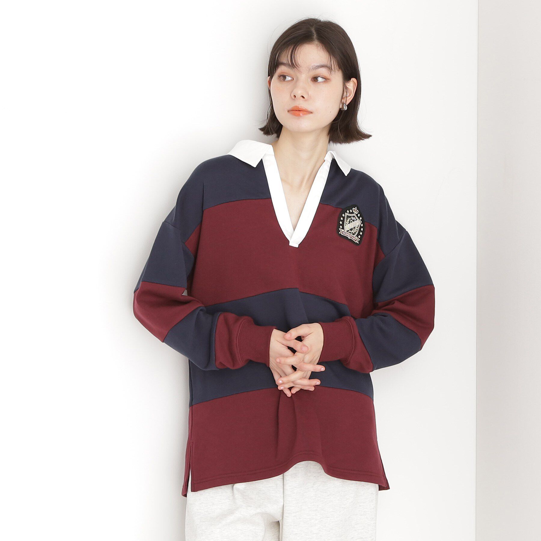 THE SHOP TK「ラガーシャツ/洗濯機OK」|Tシャツ・カットソー|