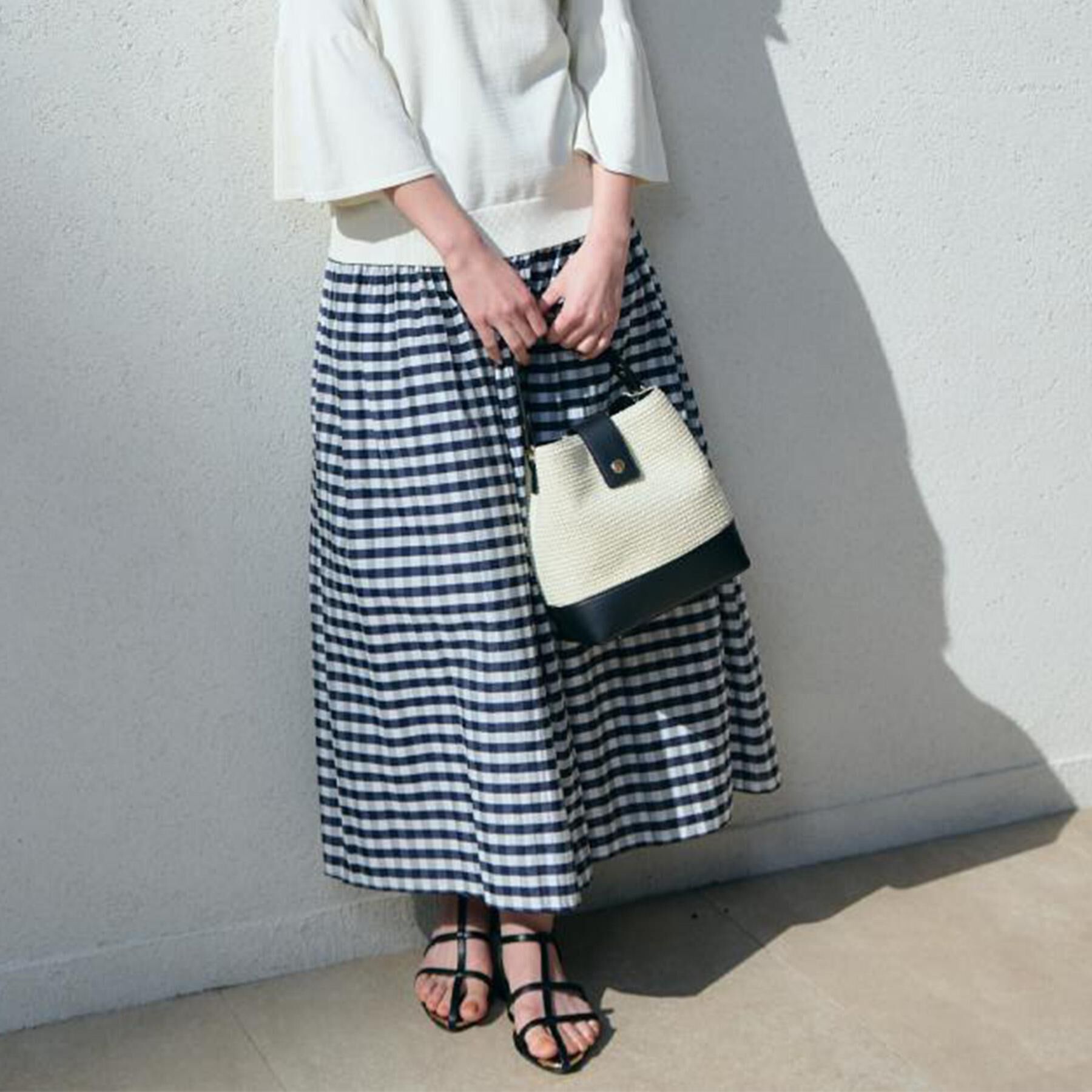 THE SHOP TK「リバーシブルスカート【洗える】」|スカート|ネイビー(294)