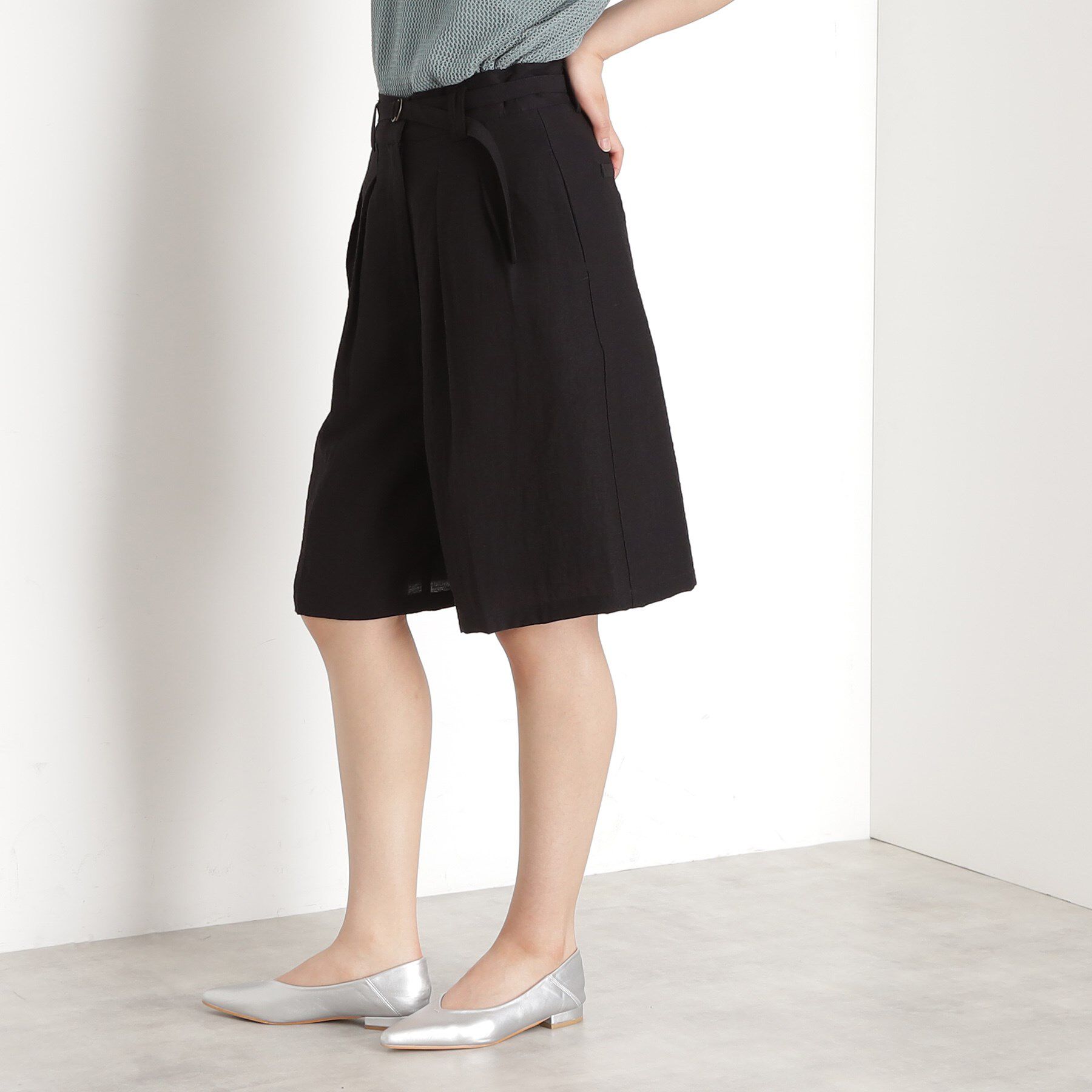 THE SHOP TK「リネン混ハーフパンツ【洗える/セットアップ可】」|その他|