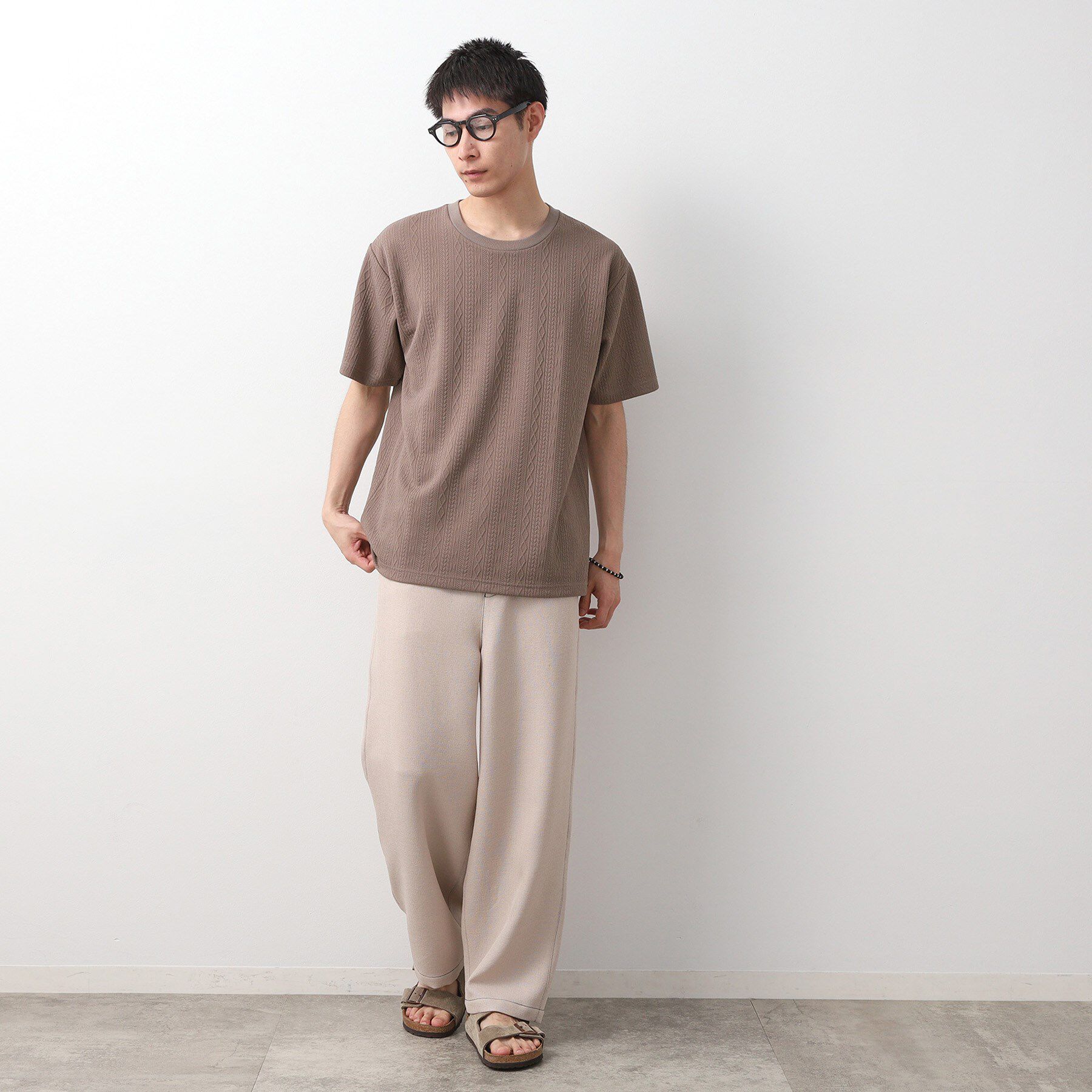 THE SHOP TK「ライトフクレジャカード半袖Tシャツ 洗濯機OK」|Tシャツ・カットソー|