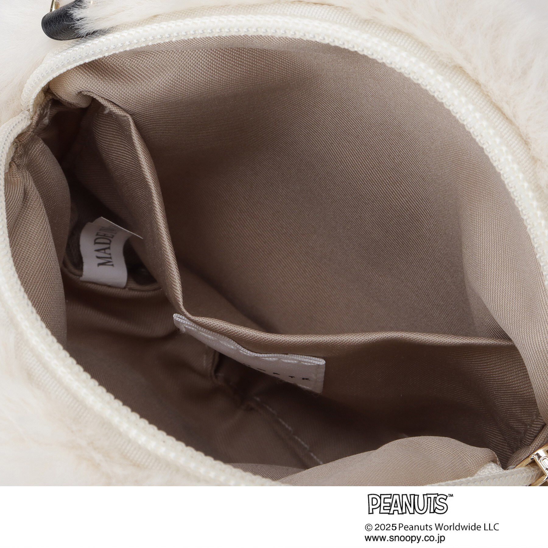 THE SHOP TK「PEANUTS/ピーナッツ チャーリー・ブラウン ファーポーチ」|ショルダー・メッセンジャー|