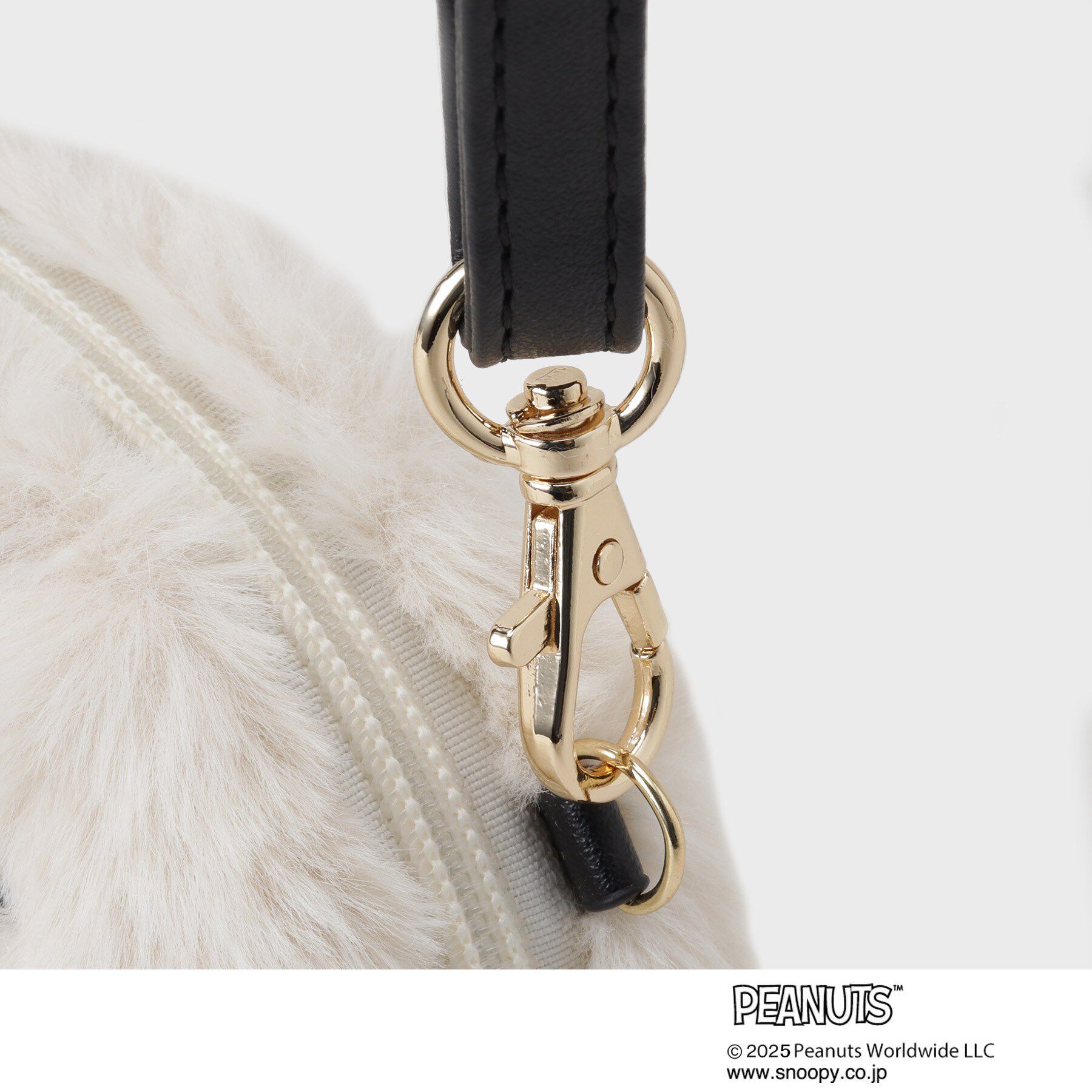 THE SHOP TK「PEANUTS/ピーナッツ チャーリー・ブラウン ファーポーチ」|ショルダー・メッセンジャー|