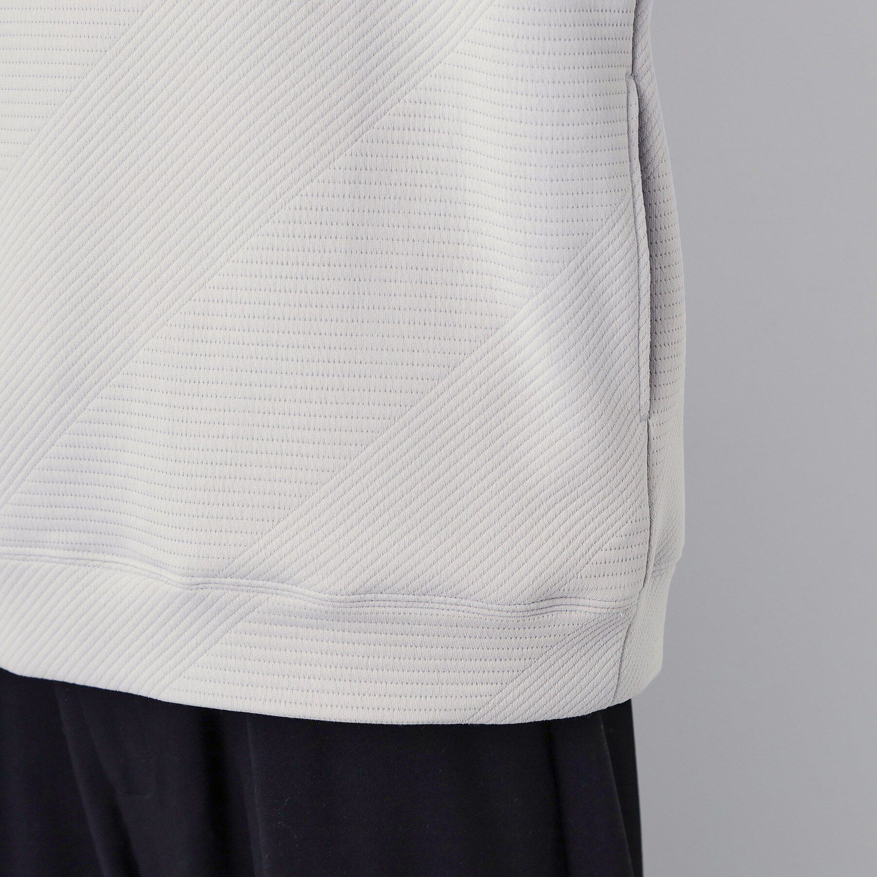 THE SHOP TK「【さりげない表情が、品よく映える。】ふくれジャカードパーカ」|パーカー|