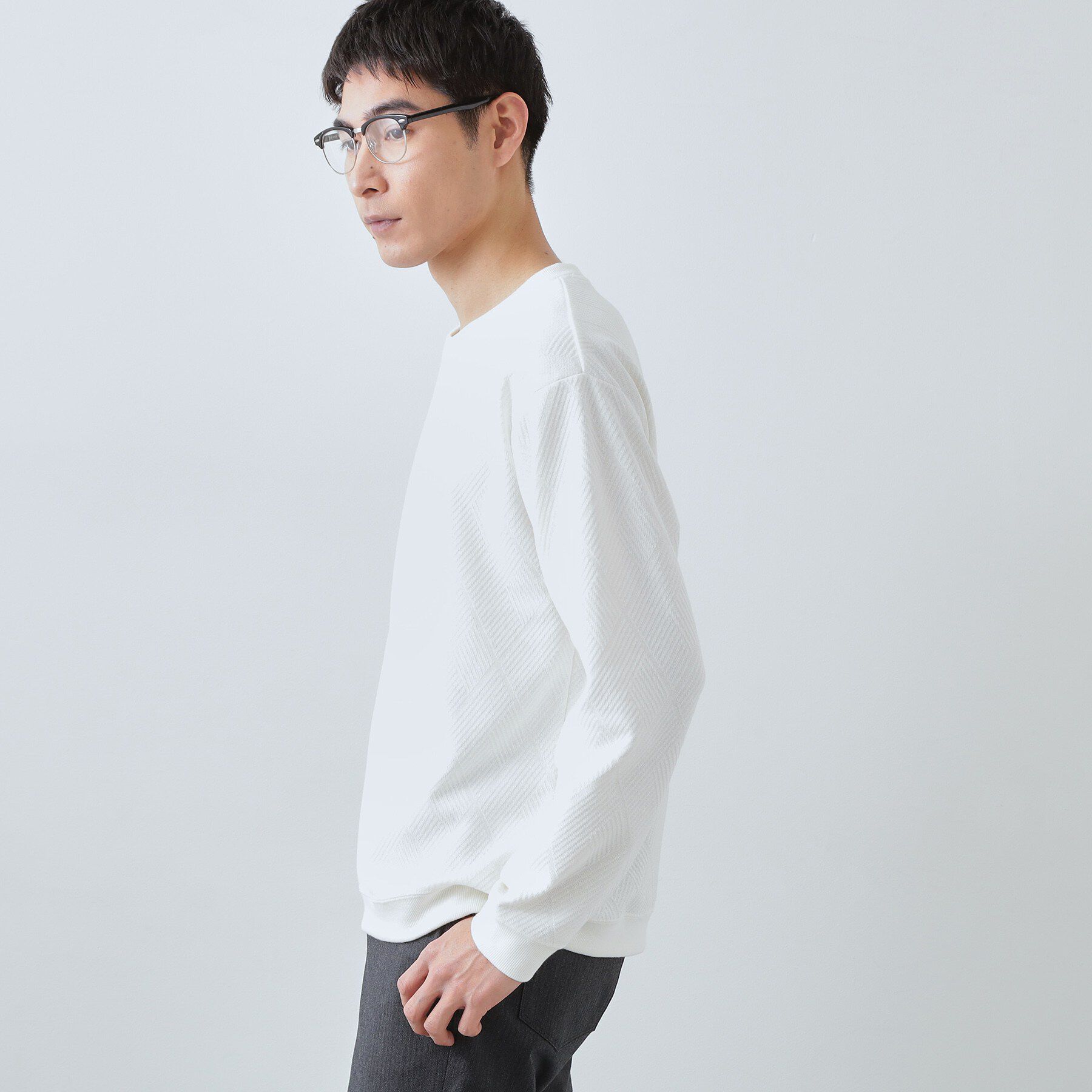 THE SHOP TK「ジャガードリンクススウエット」|パーカー|