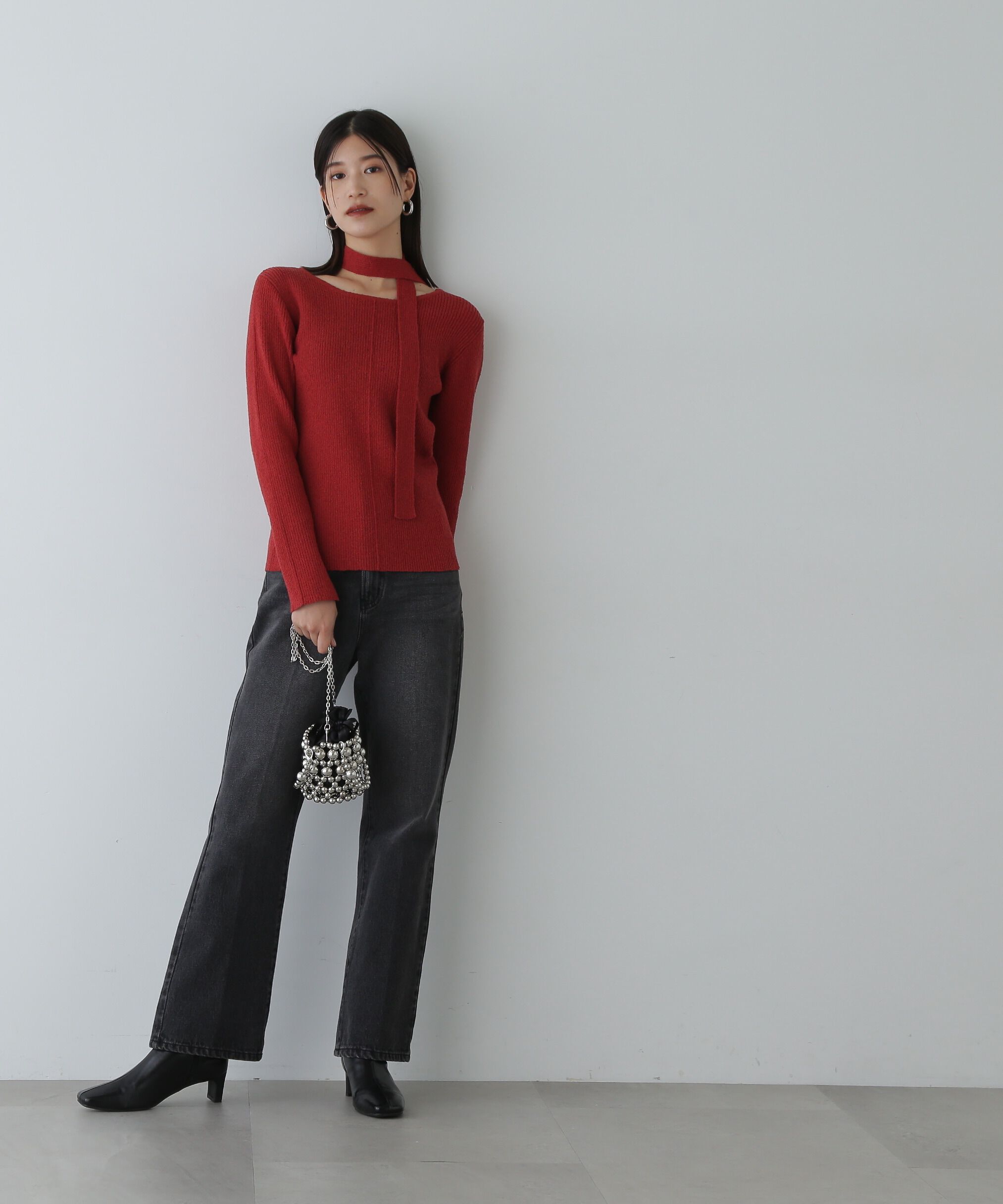  「ナチュラルフレアデニムパンツ」|その他|