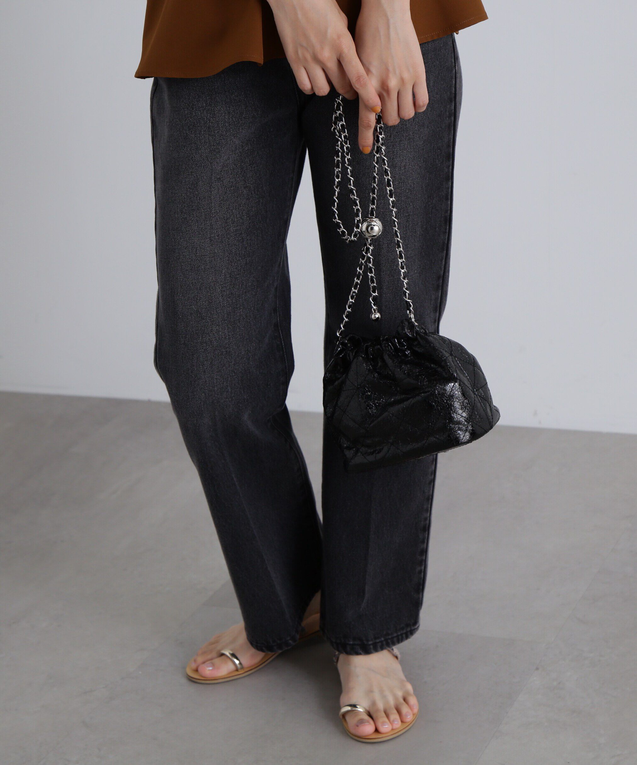  「メタリックキルトショルダーバッグ」|ショルダー・メッセンジャー|