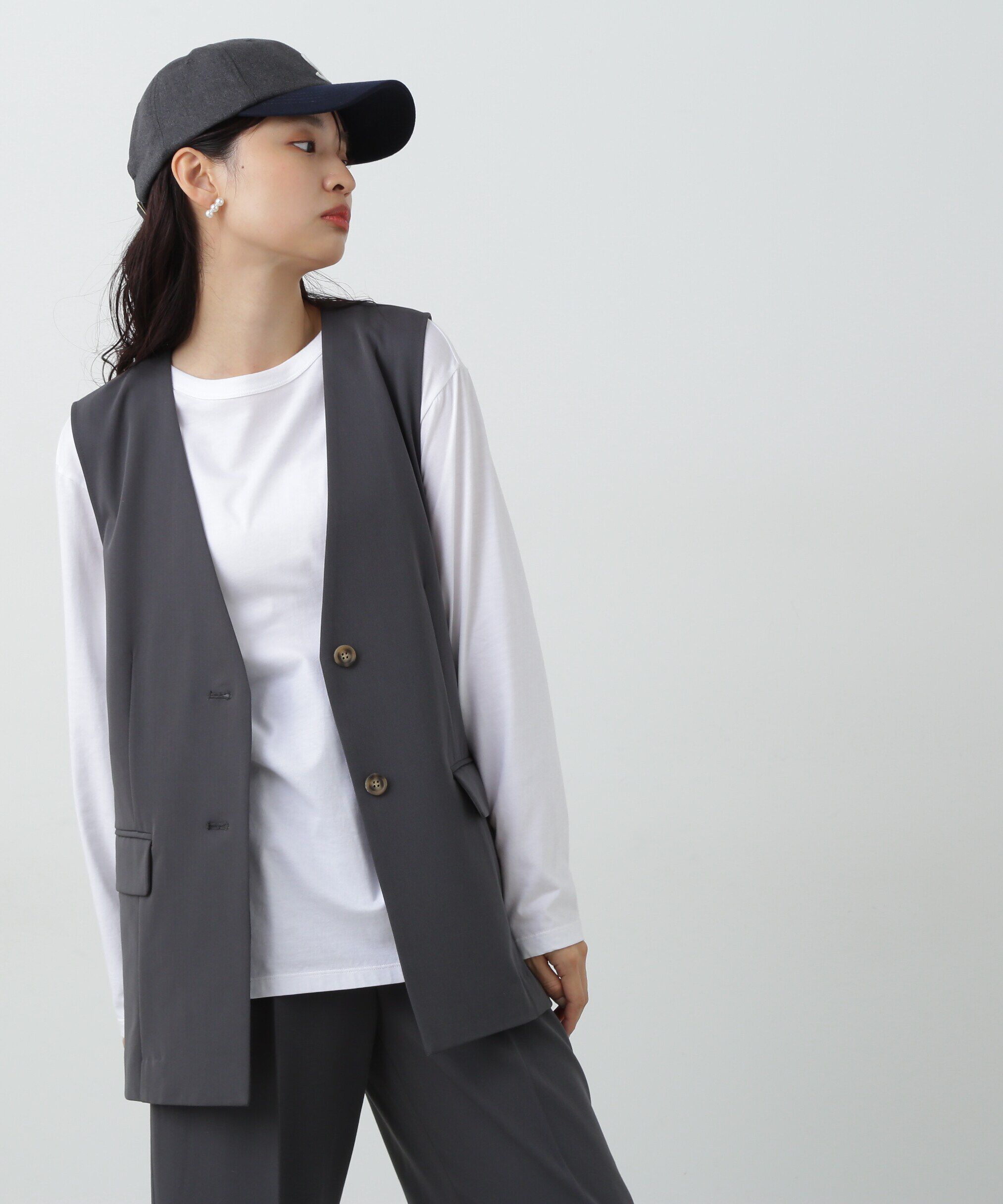  「Vネックジレ」|ブルゾン・スタジャン|