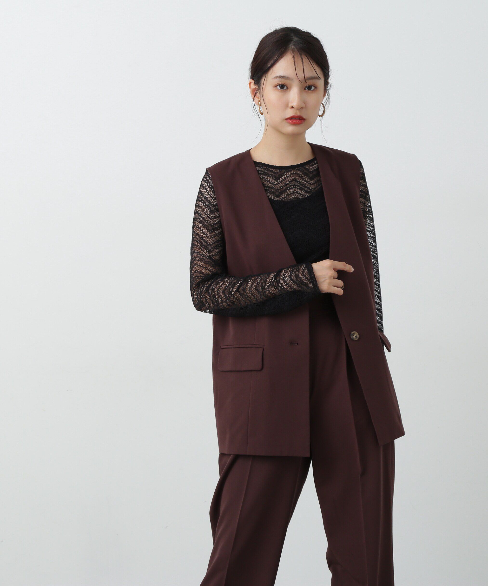  「Vネックジレ」|ブルゾン・スタジャン|