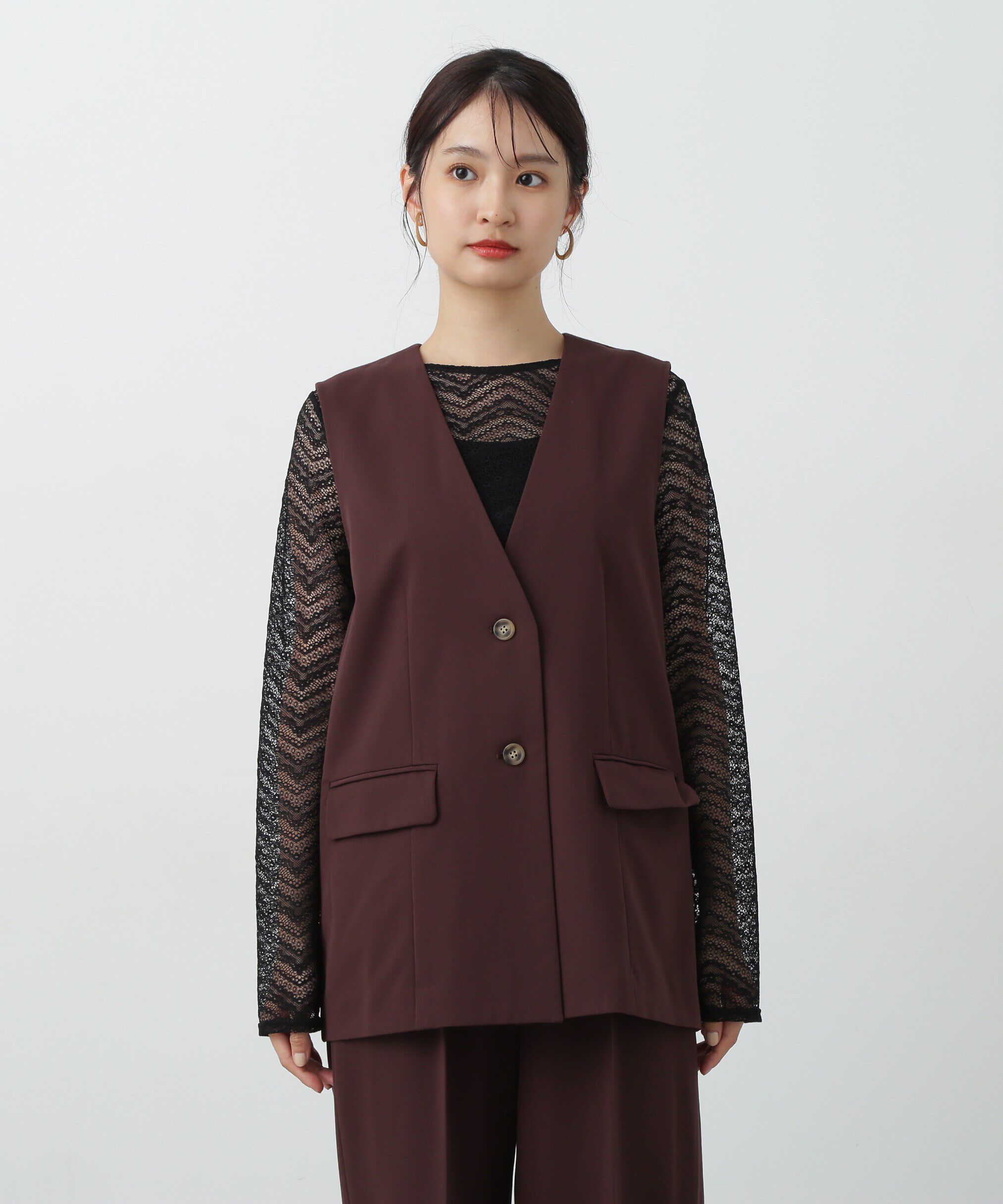  「Vネックジレ」|ブルゾン・スタジャン|