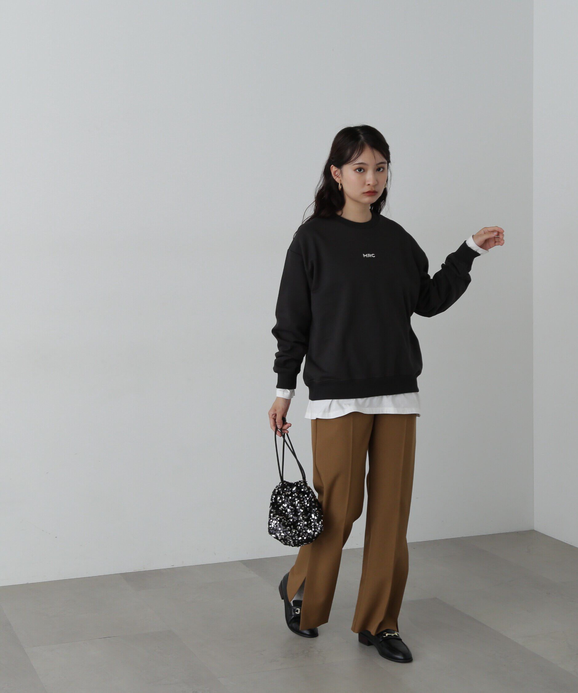  「フロント刺繍スウェット」|Tシャツ・カットソー|