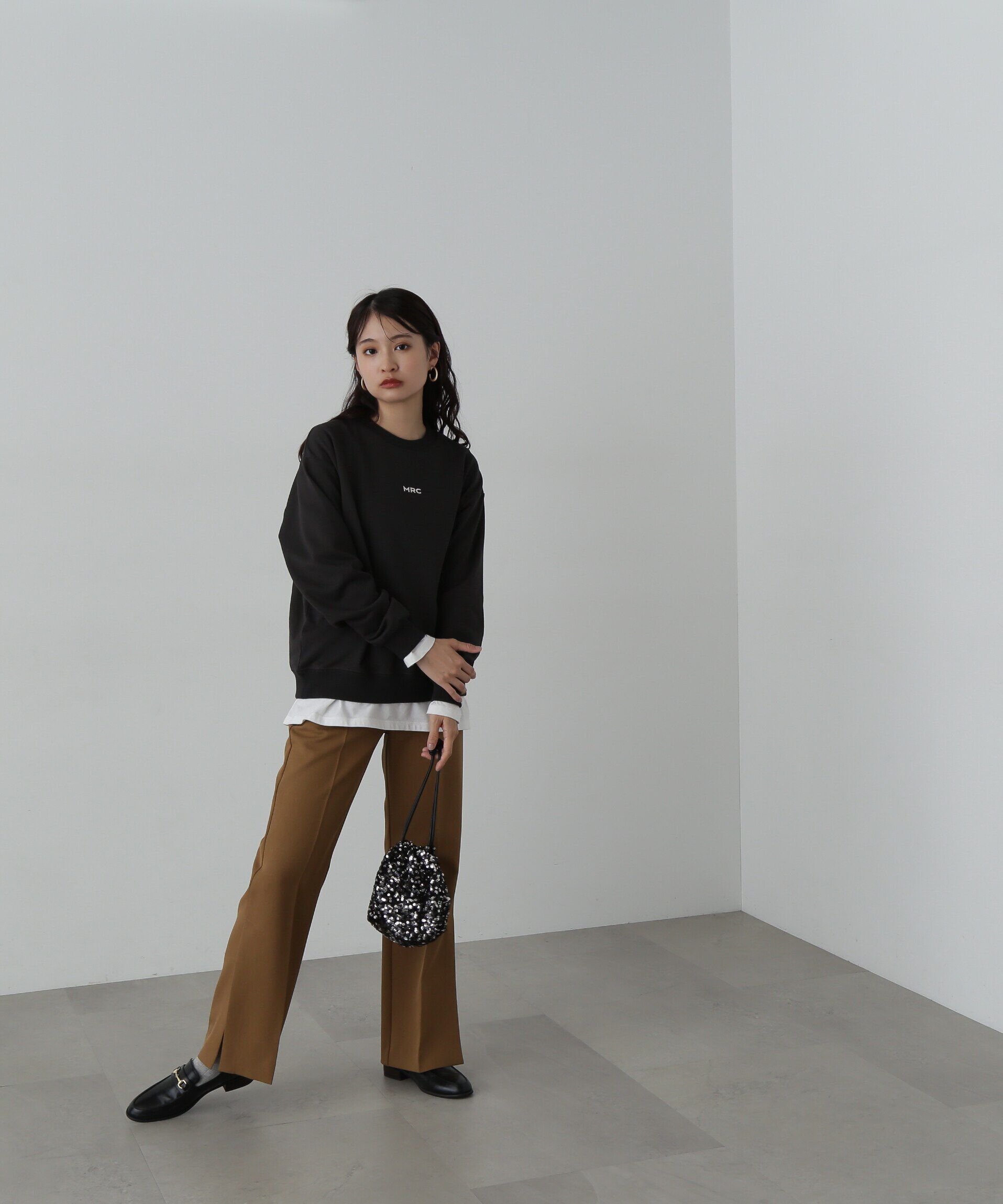  「フロント刺繍スウェット」|Tシャツ・カットソー|