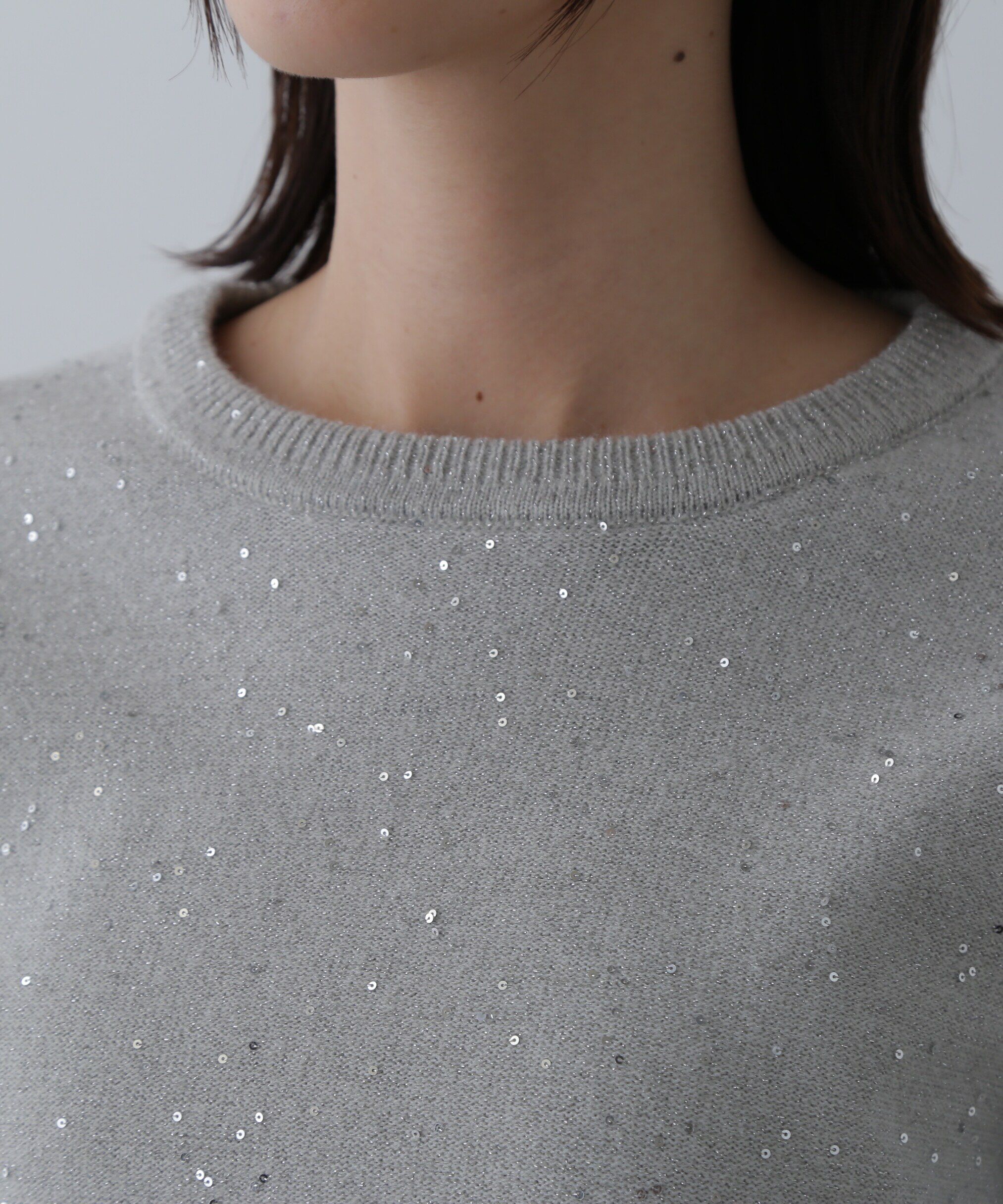  「スパンコールニット」|ニット・セーター|