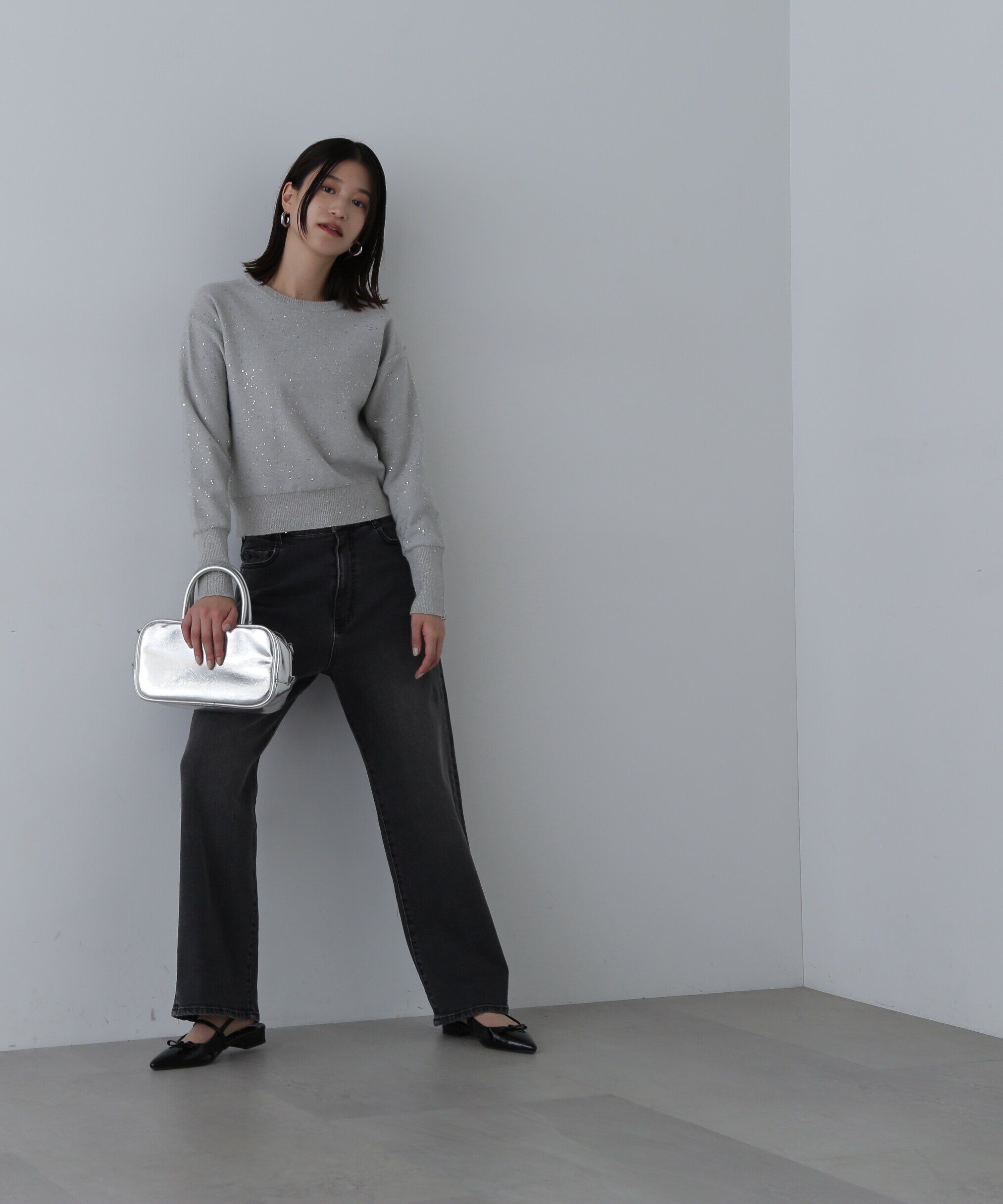  「スパンコールニット」|ニット・セーター|