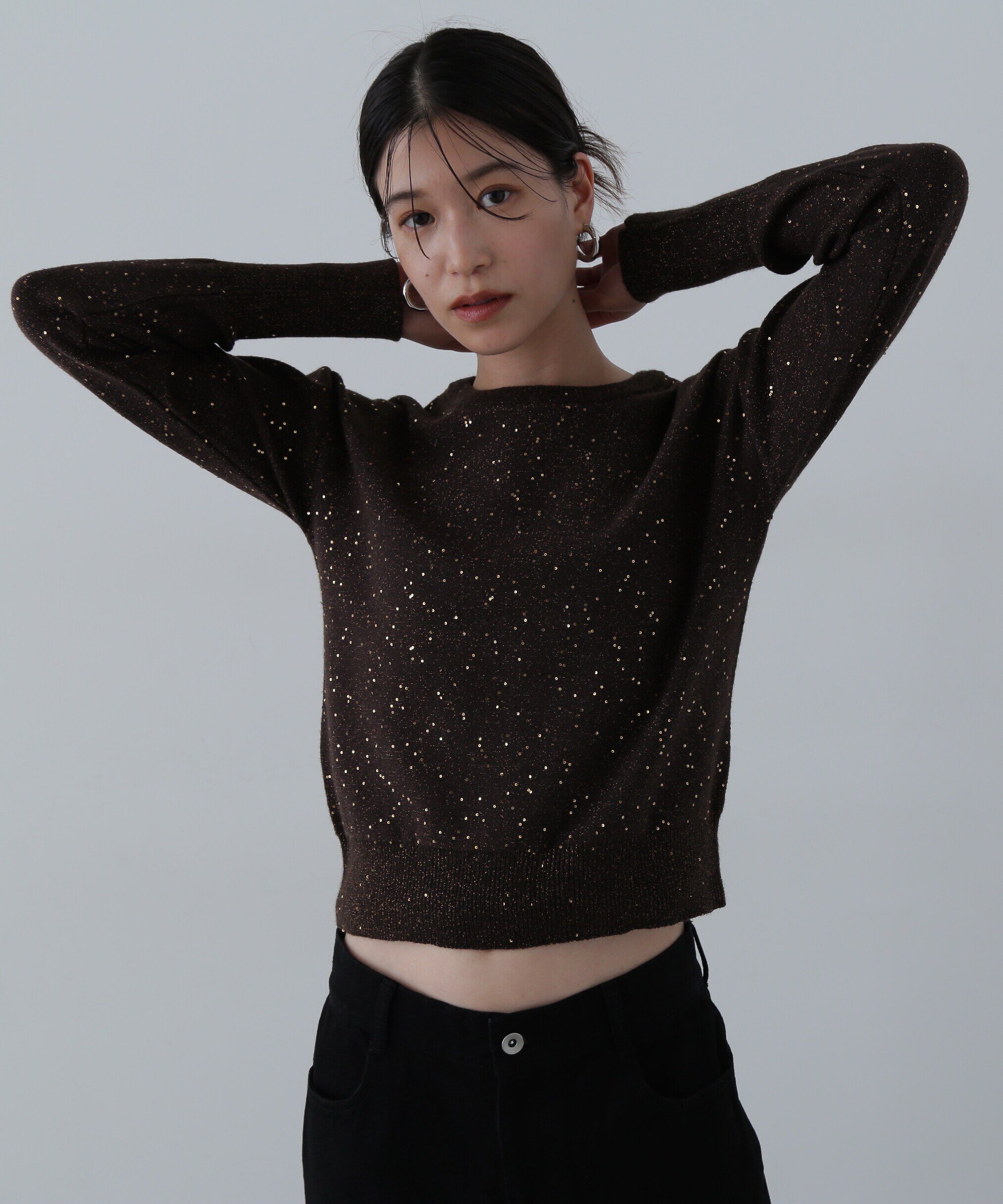  「スパンコールニット」|ニット・セーター|