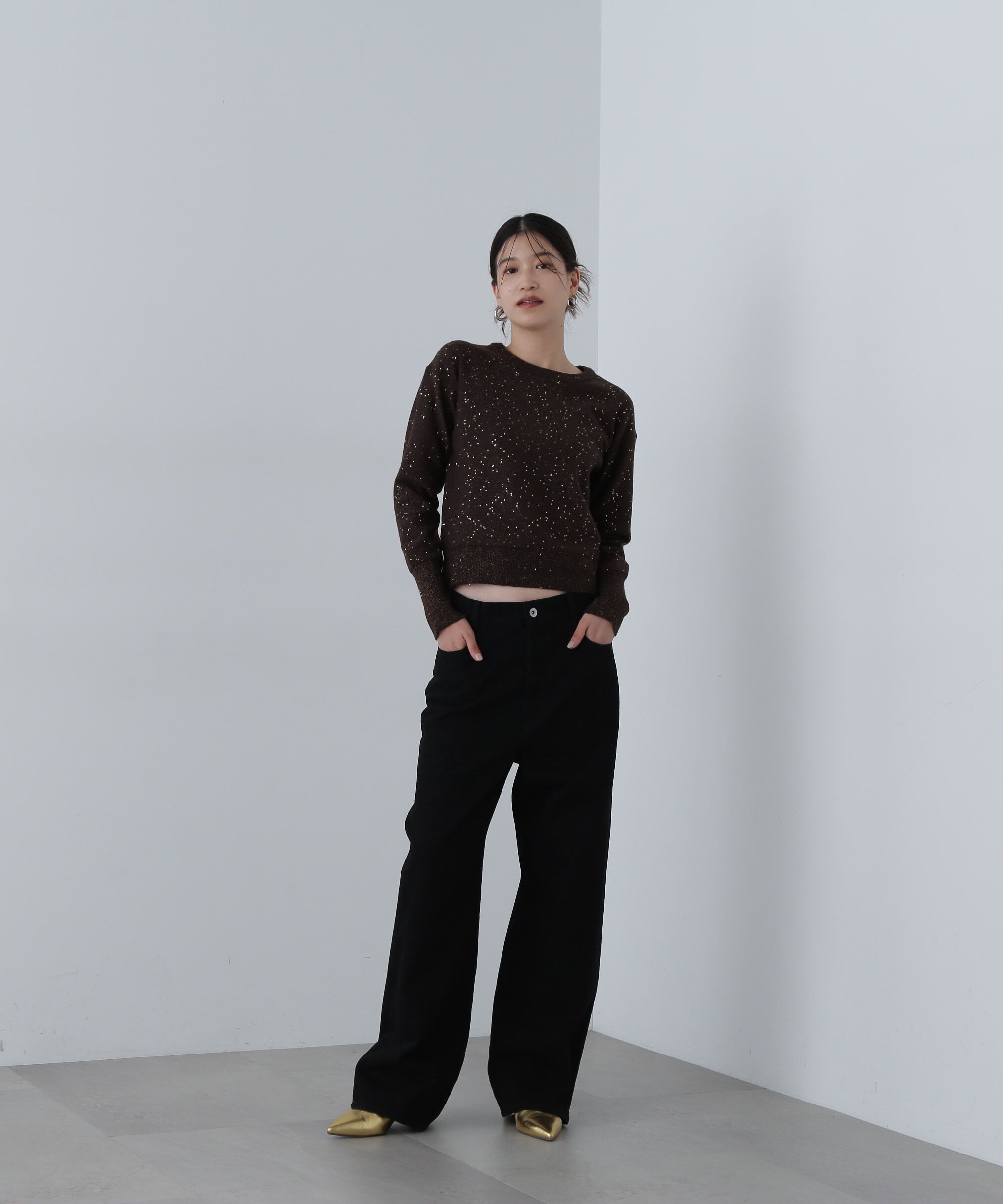  「スパンコールニット」|ニット・セーター|