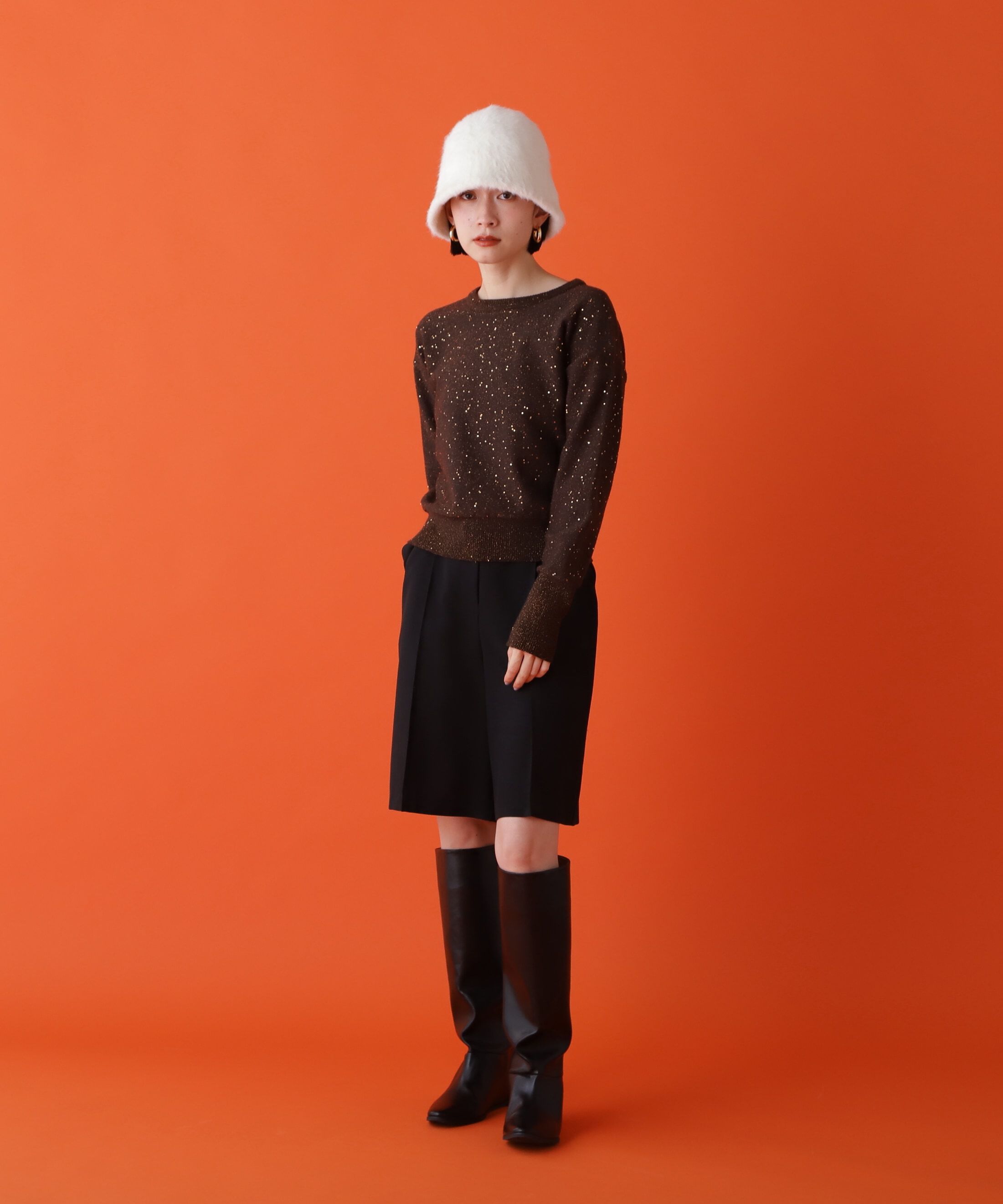  「スパンコールニット」|ニット・セーター|