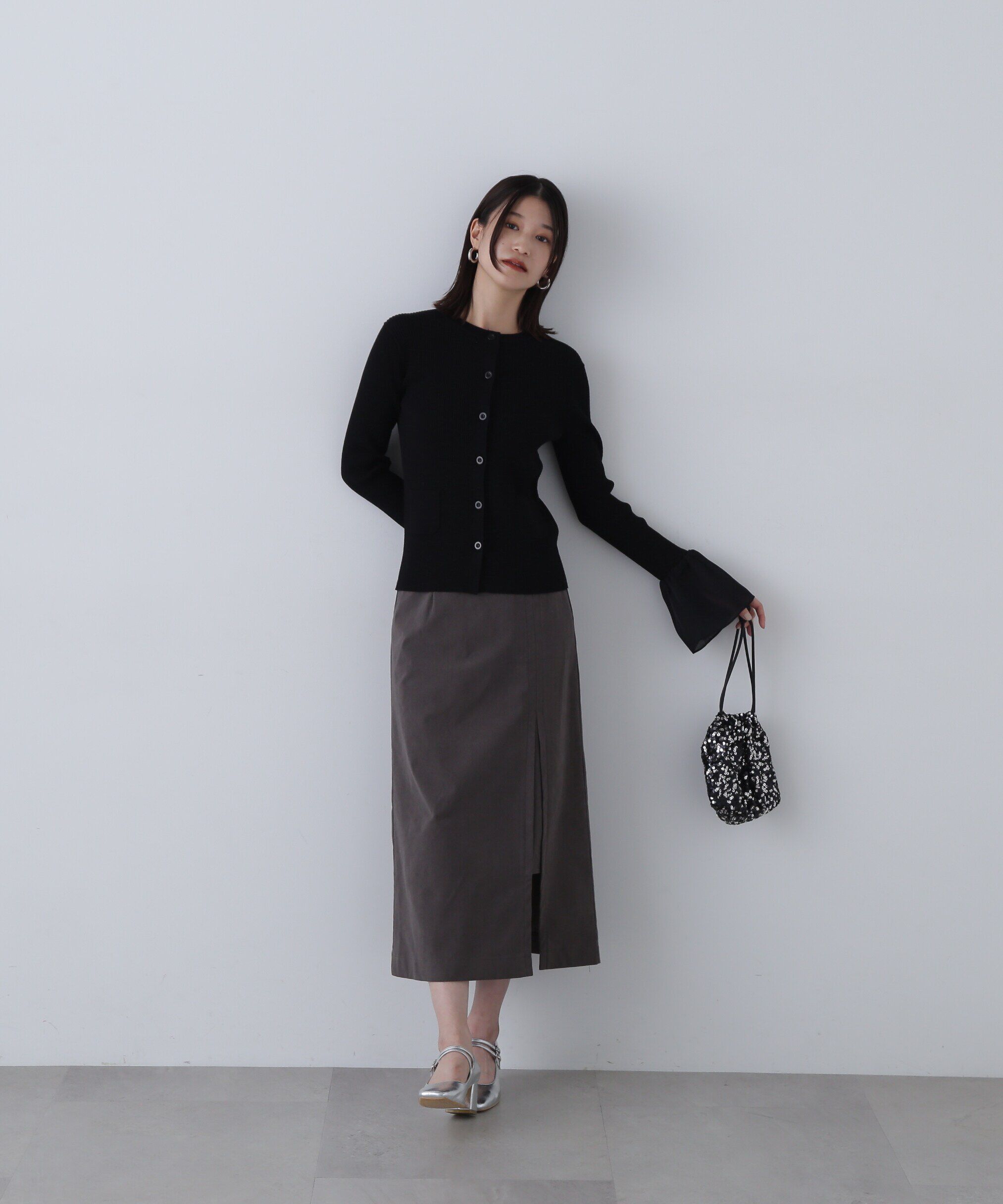  「コーデュロイスリットスカート《S Size Line》」|スカート|