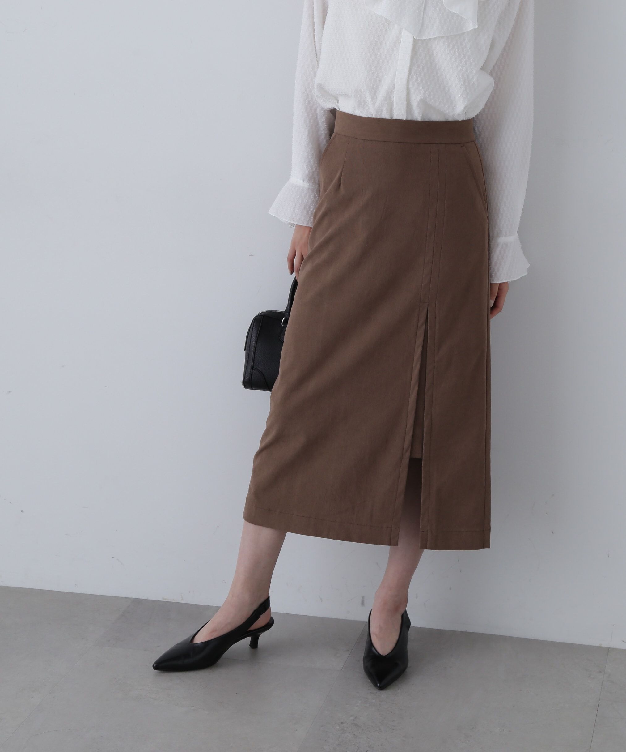  「コーデュロイスリットスカート《S Size Line》」|スカート|