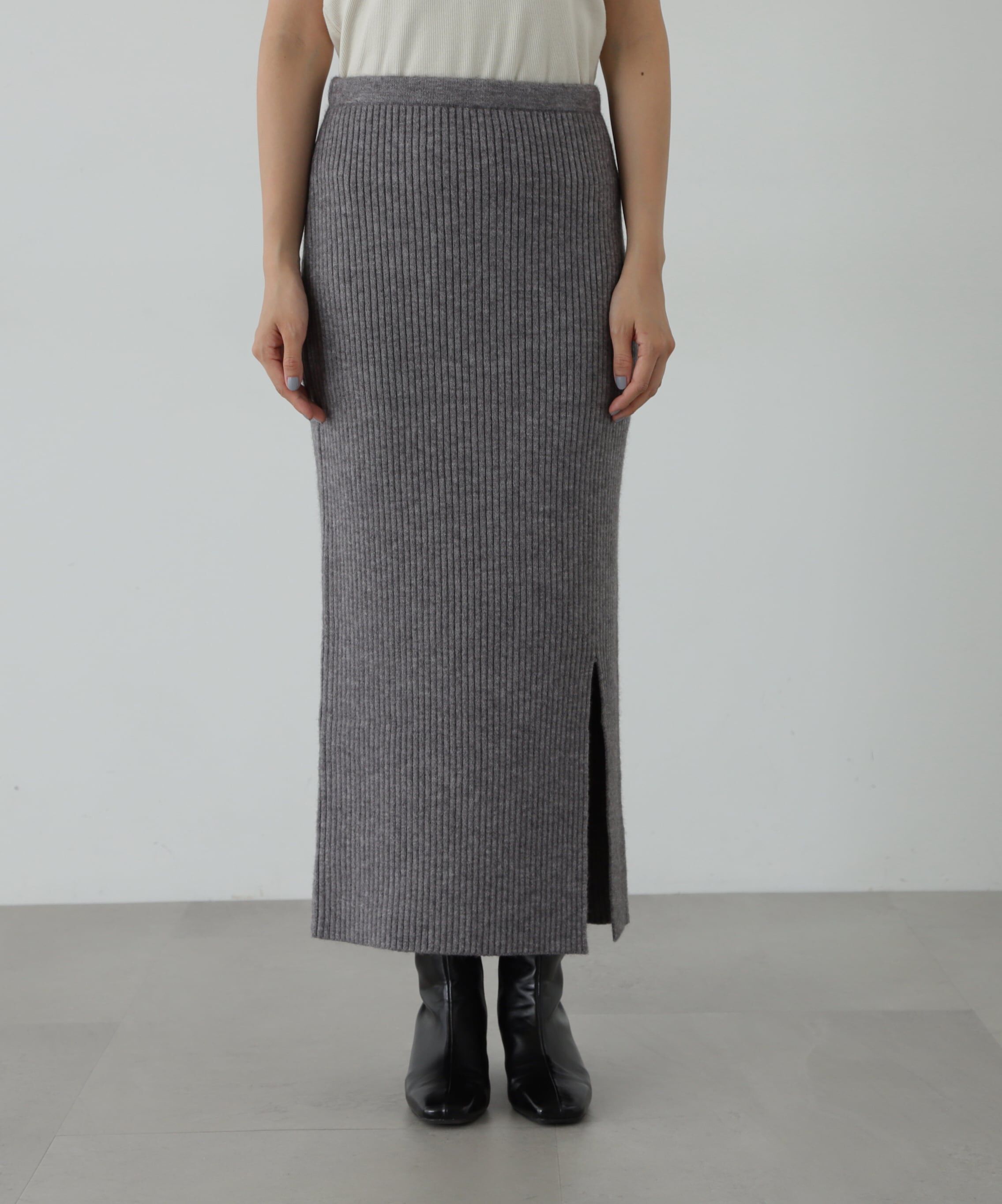  「ロールエッジゆるニットセットアップ」|ワンピース|