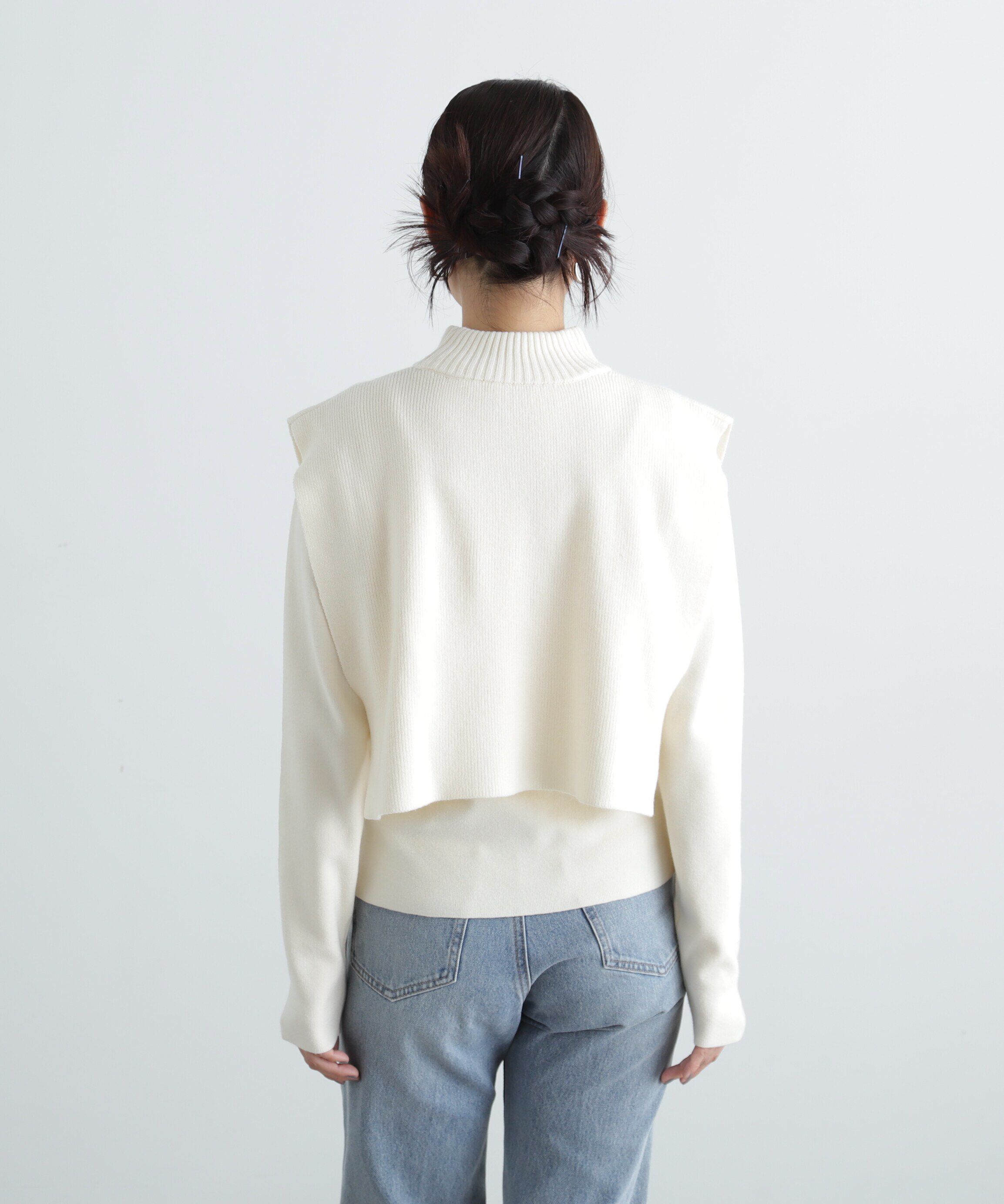  「ベストレイヤードニット」|ニット・セーター|